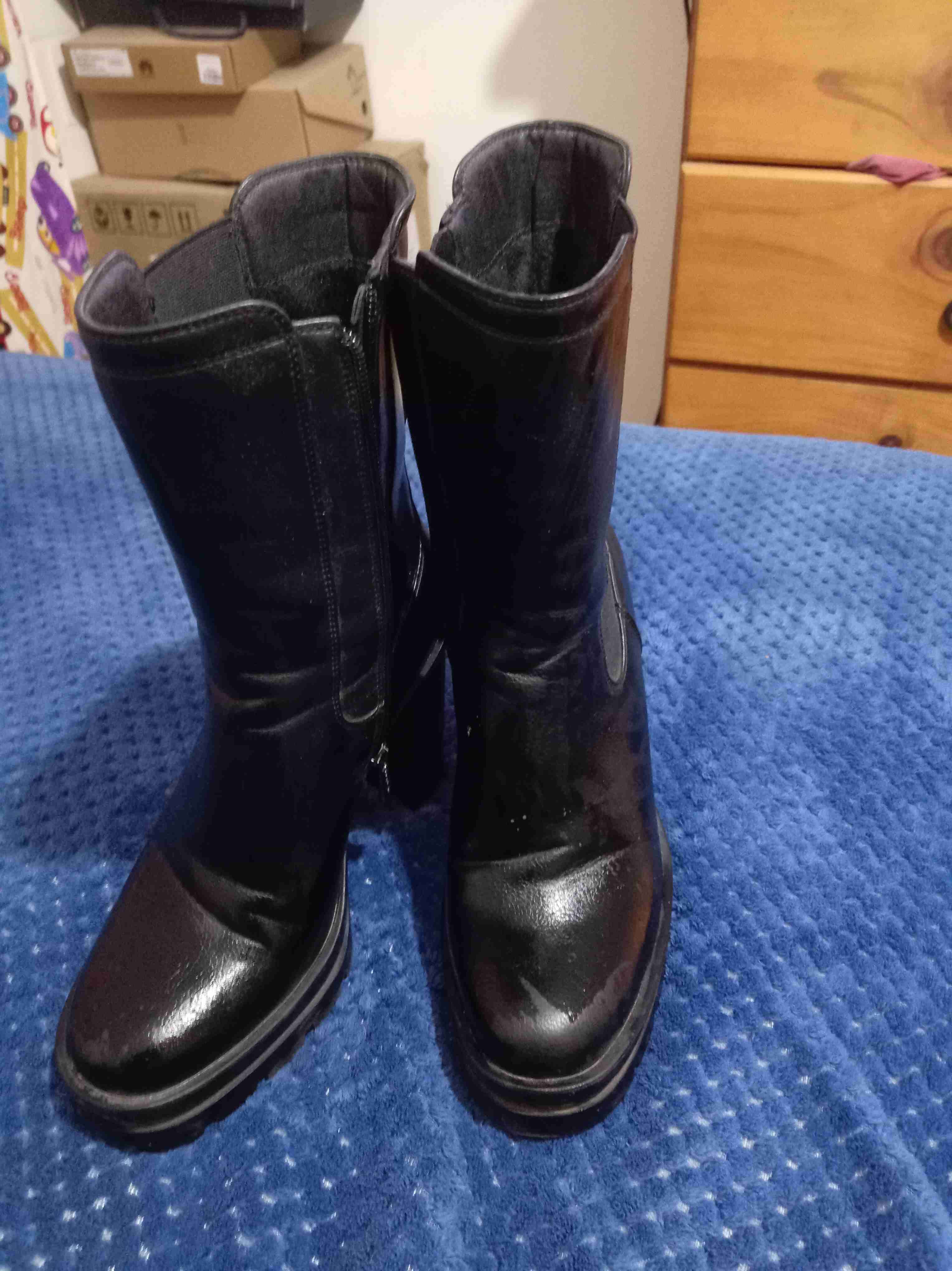 Botas negras con plataforma - miniatura 6