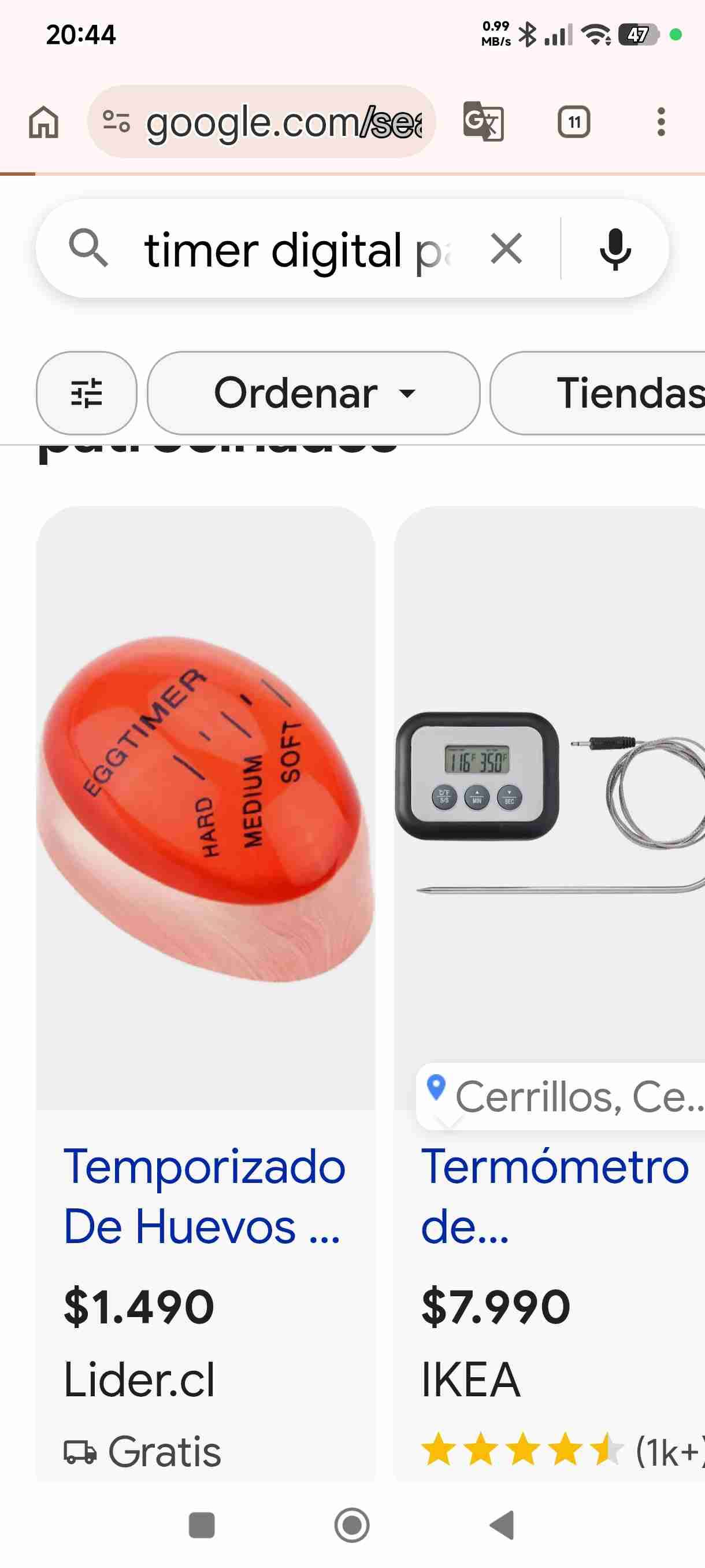 Temporizador de huevos rojo - miniatura 2