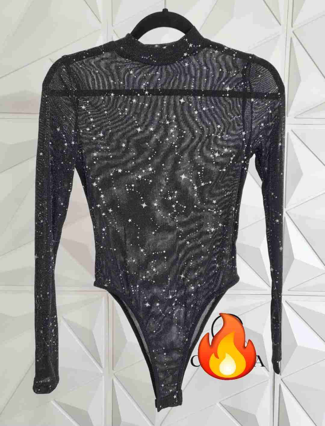 Body negro con destellos talla M - miniatura 1