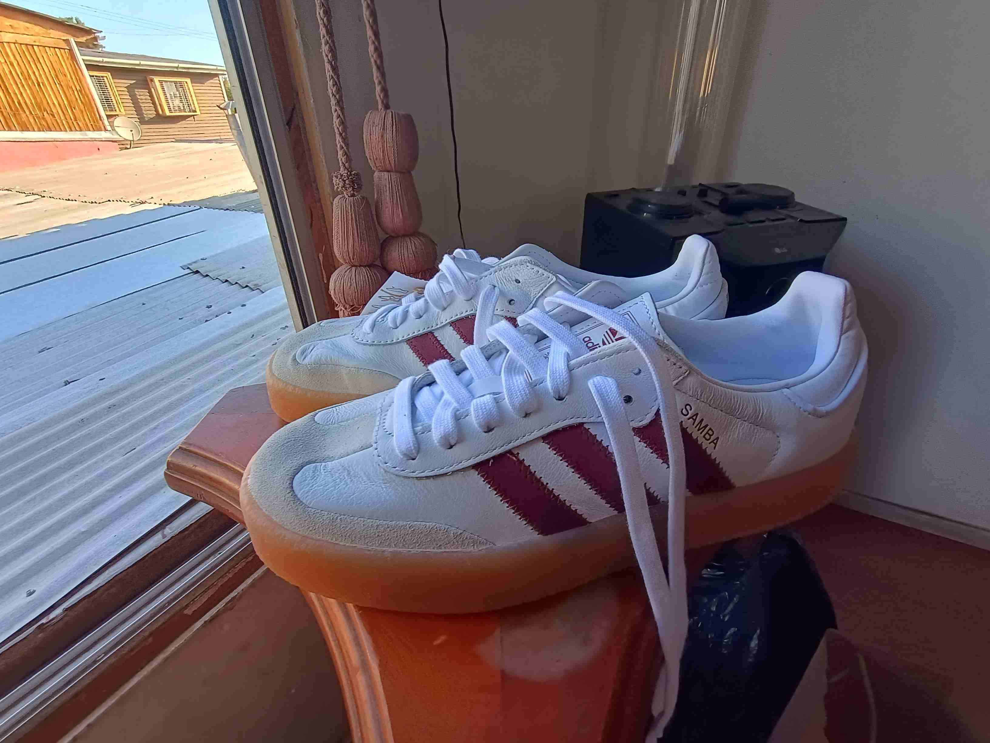 Zapatillas Adidas Samba blancas - miniatura 2