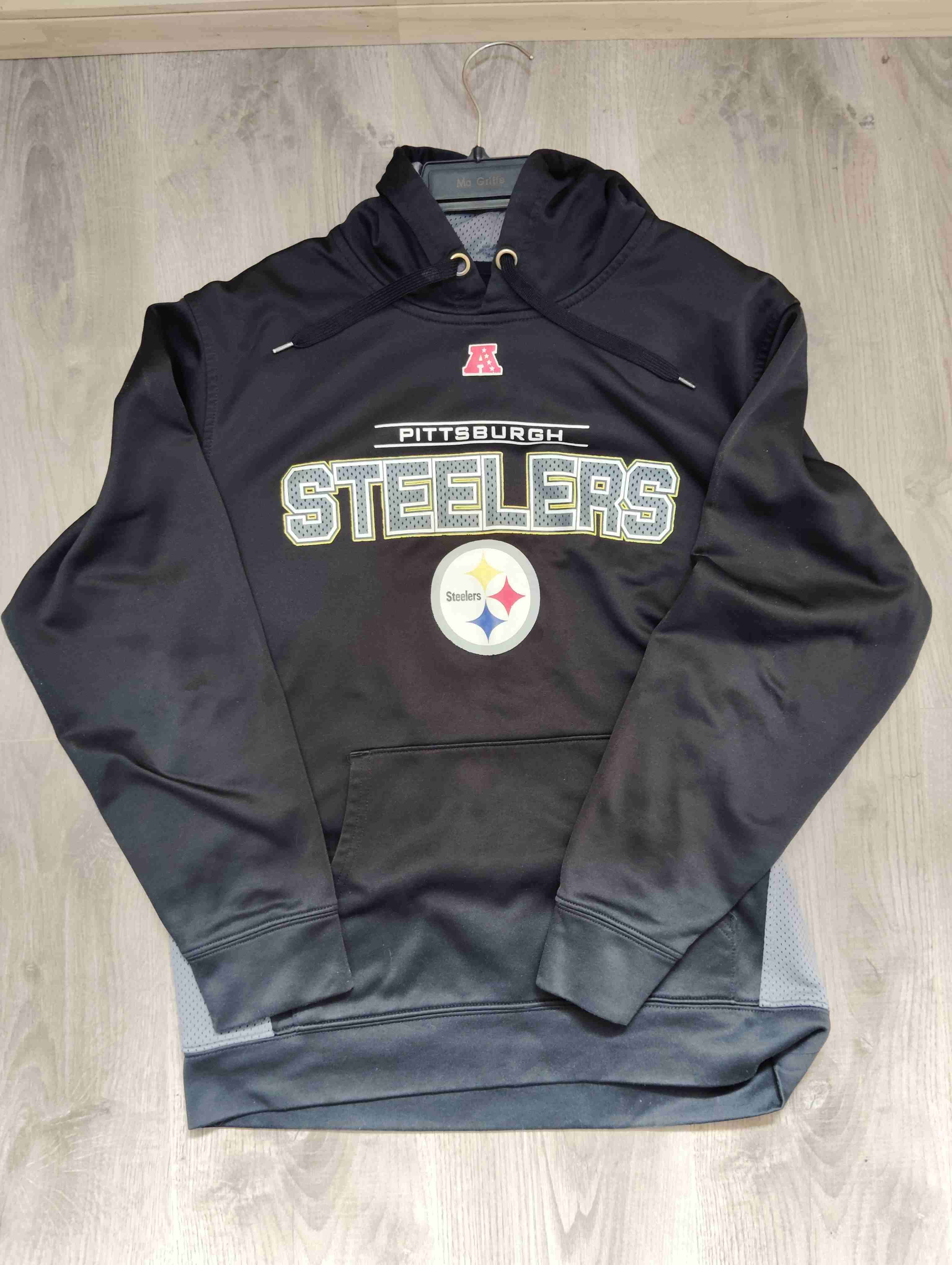 Polerón Steelers negro con capucha - miniatura 1