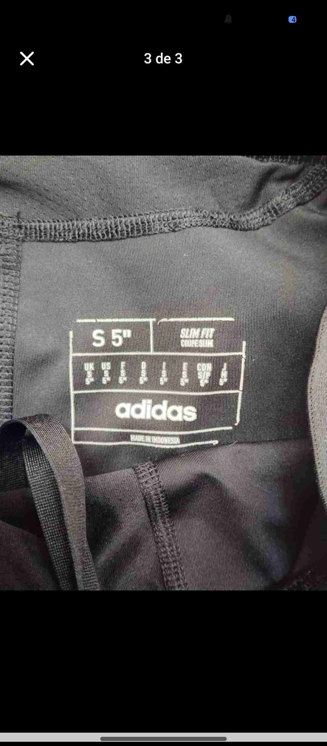 Shorts deportivos negros - miniatura 3