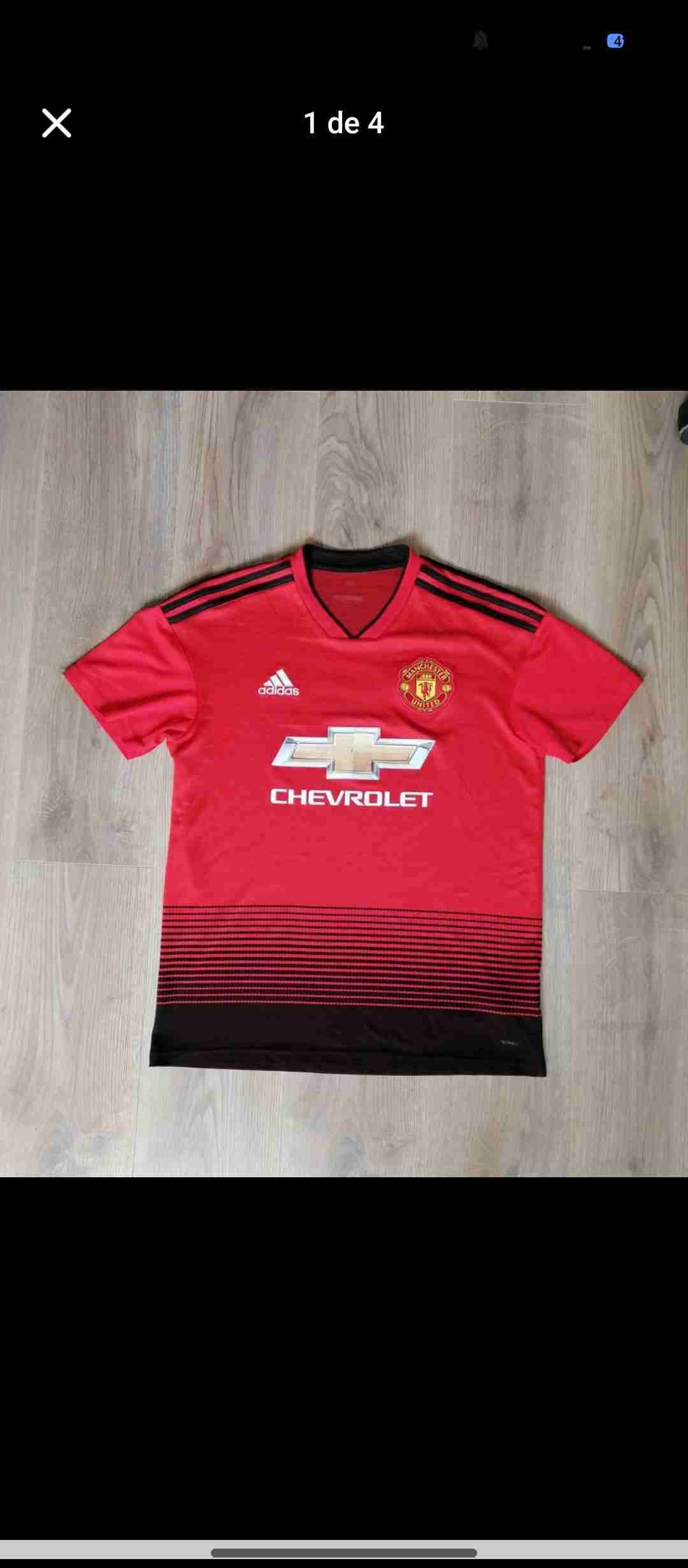 Camiseta roja Manchester United - miniatura 1