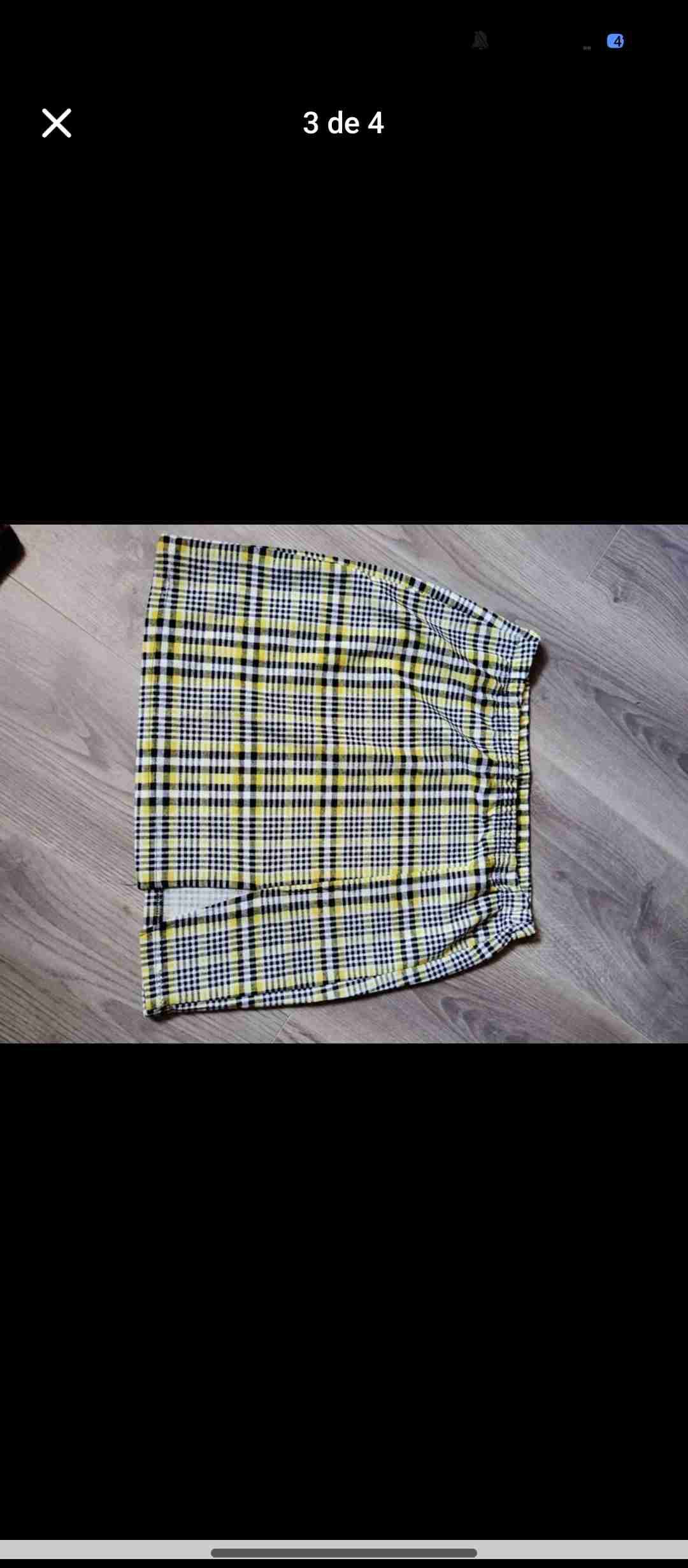 Falda escocesa amarilla y roja - miniatura 3