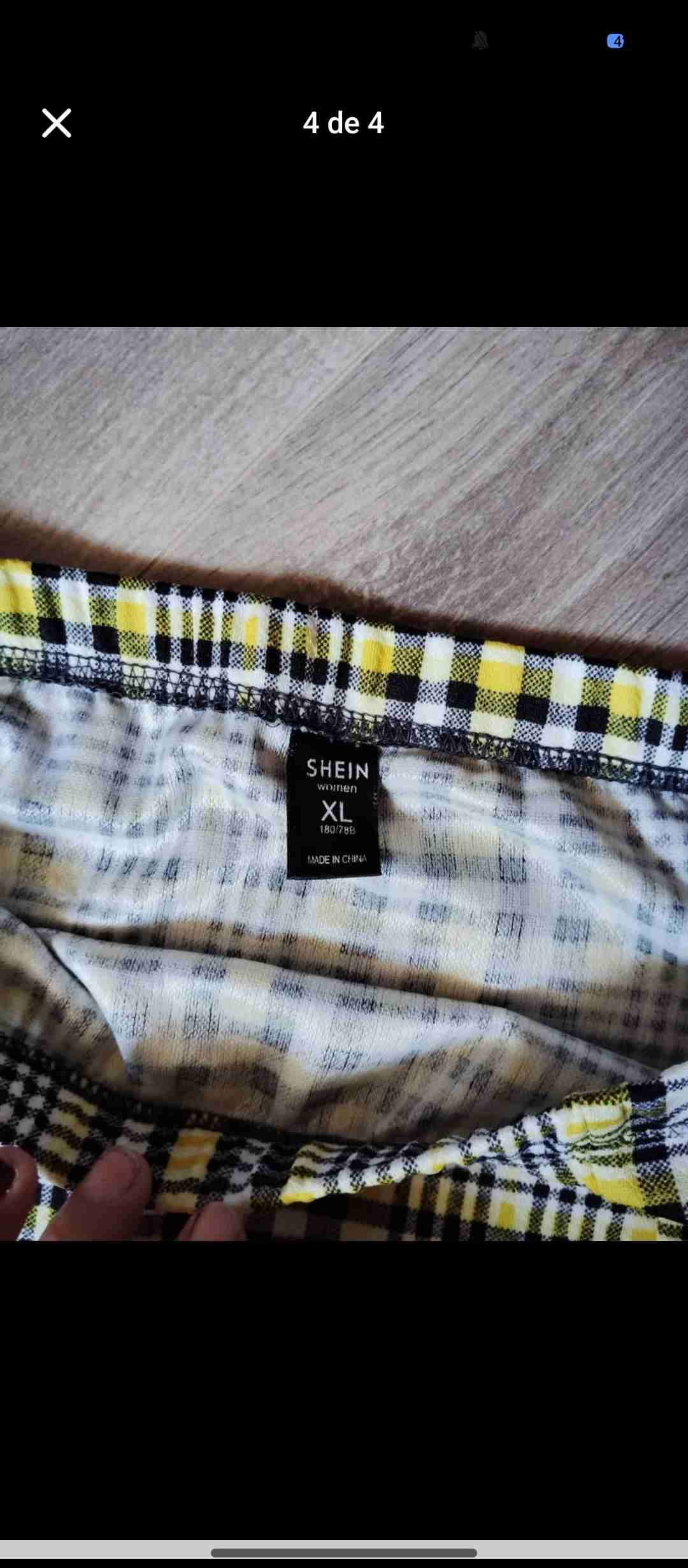 Falda escocesa amarilla y roja - miniatura 4