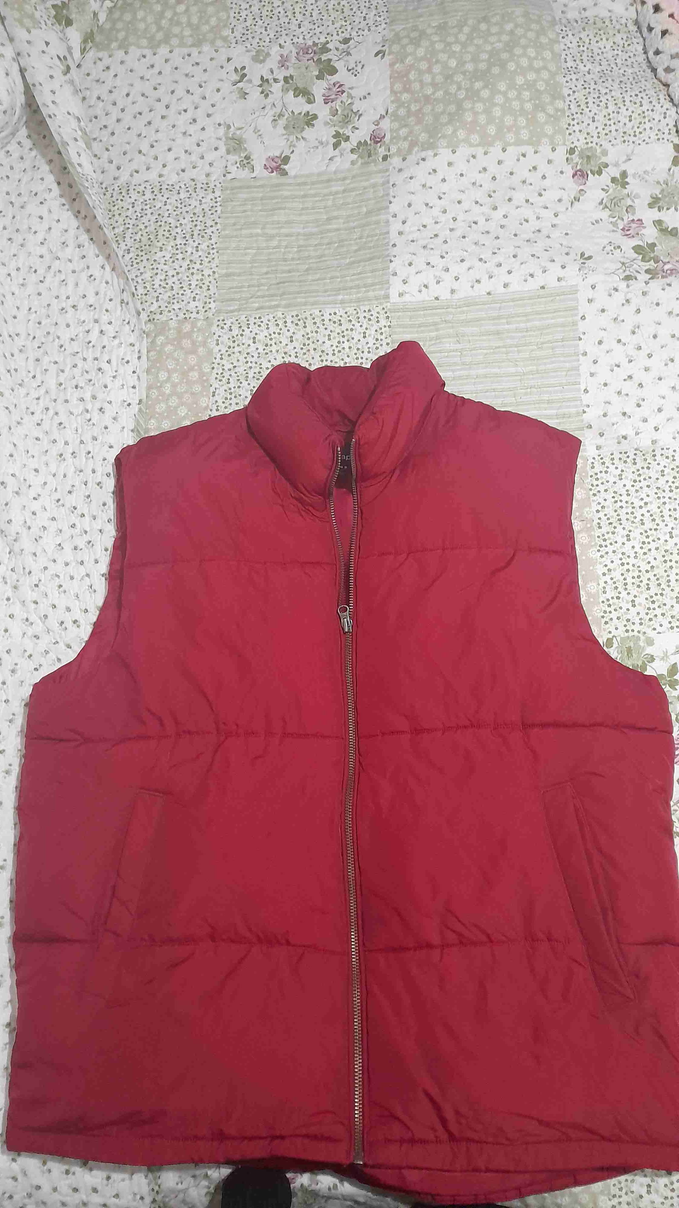 Chaleco sin mangas rojo