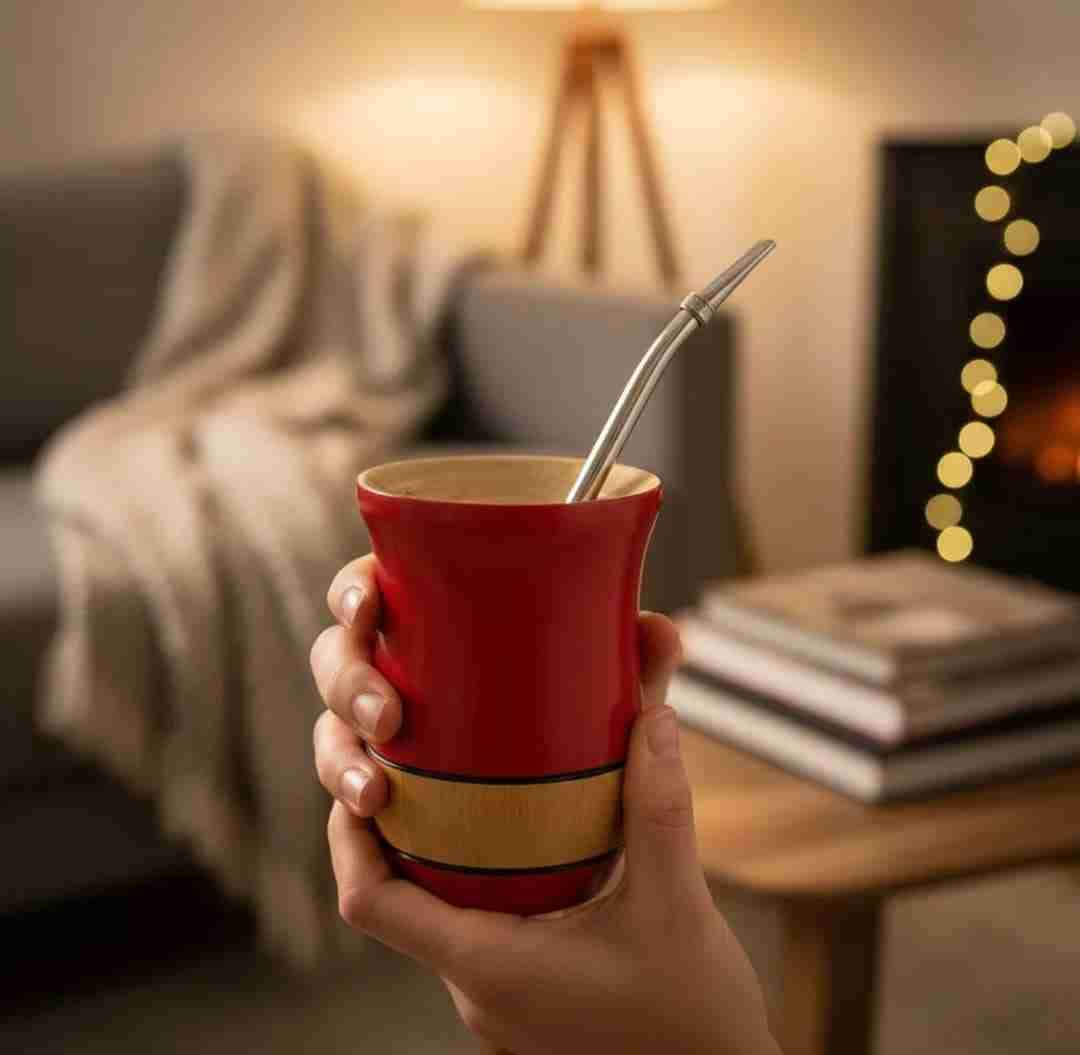 Mate Palo Santo con bombilla - miniatura 2