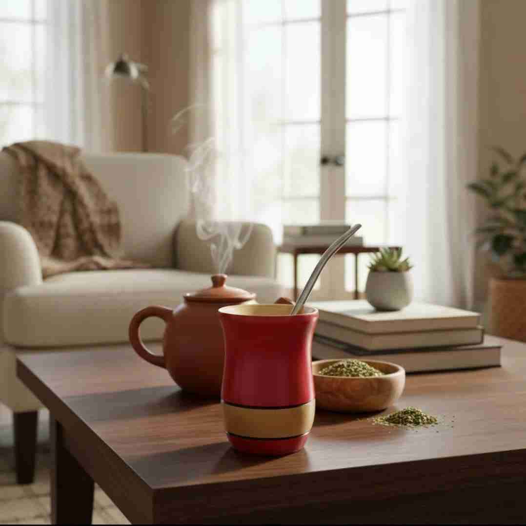 Mate Palo Santo con bombilla - miniatura 5