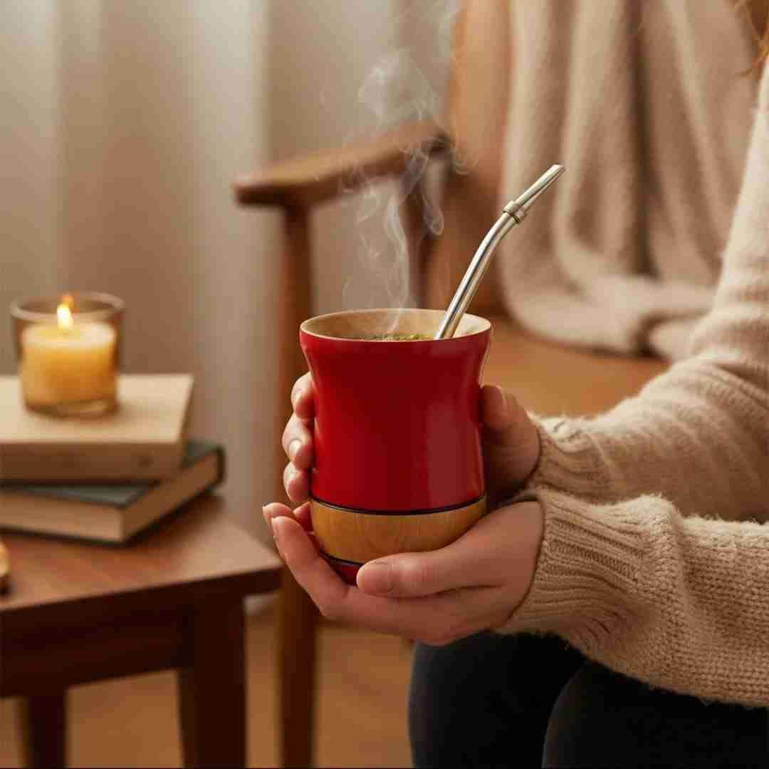 Mate Palo Santo con bombilla - miniatura 6