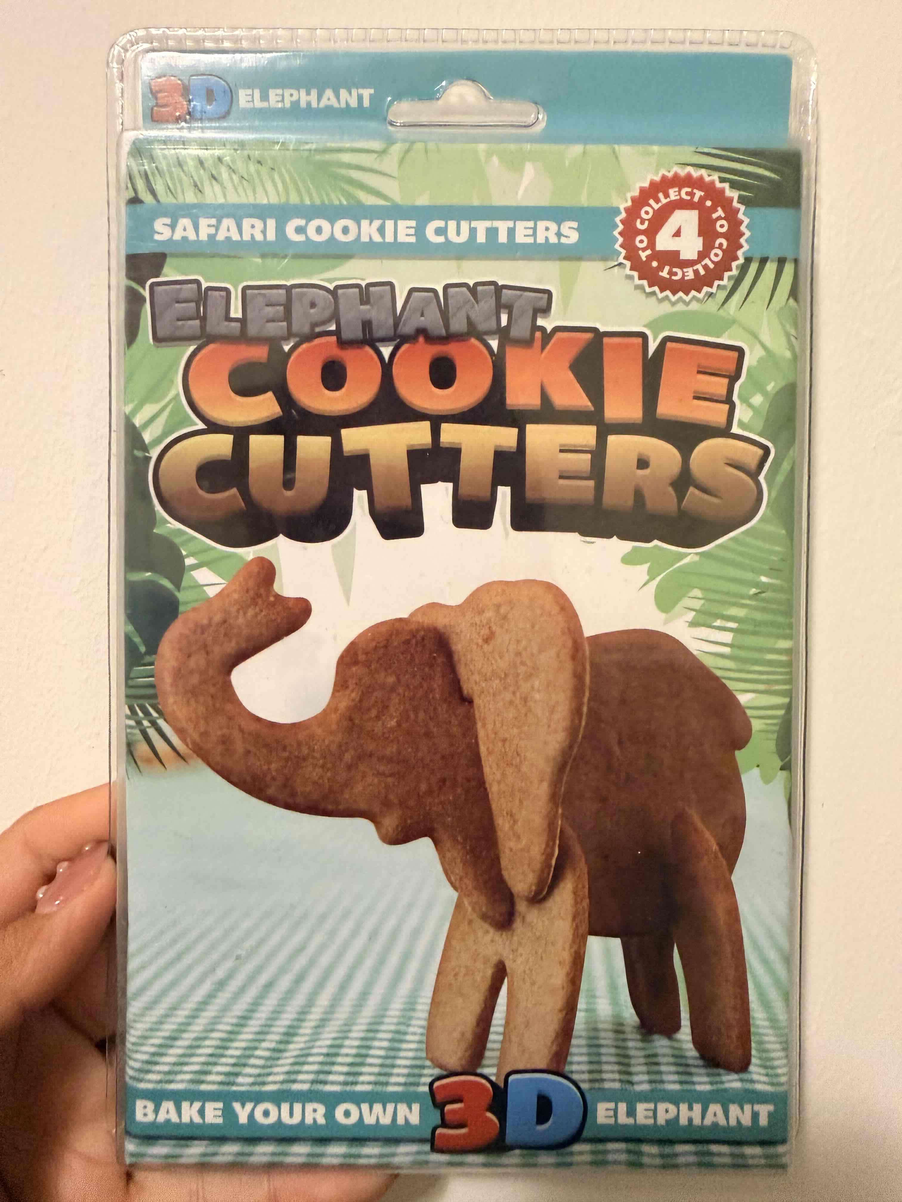 Cortadores de galletas elefante 3D - miniatura 1