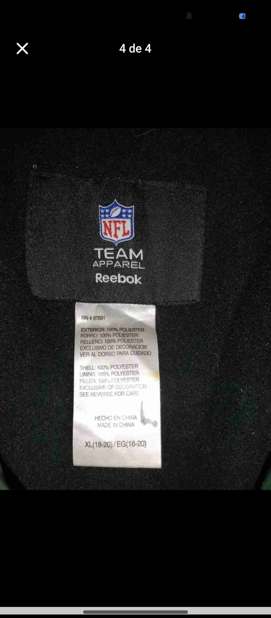 Chaqueta verde NY Jets - miniatura 4