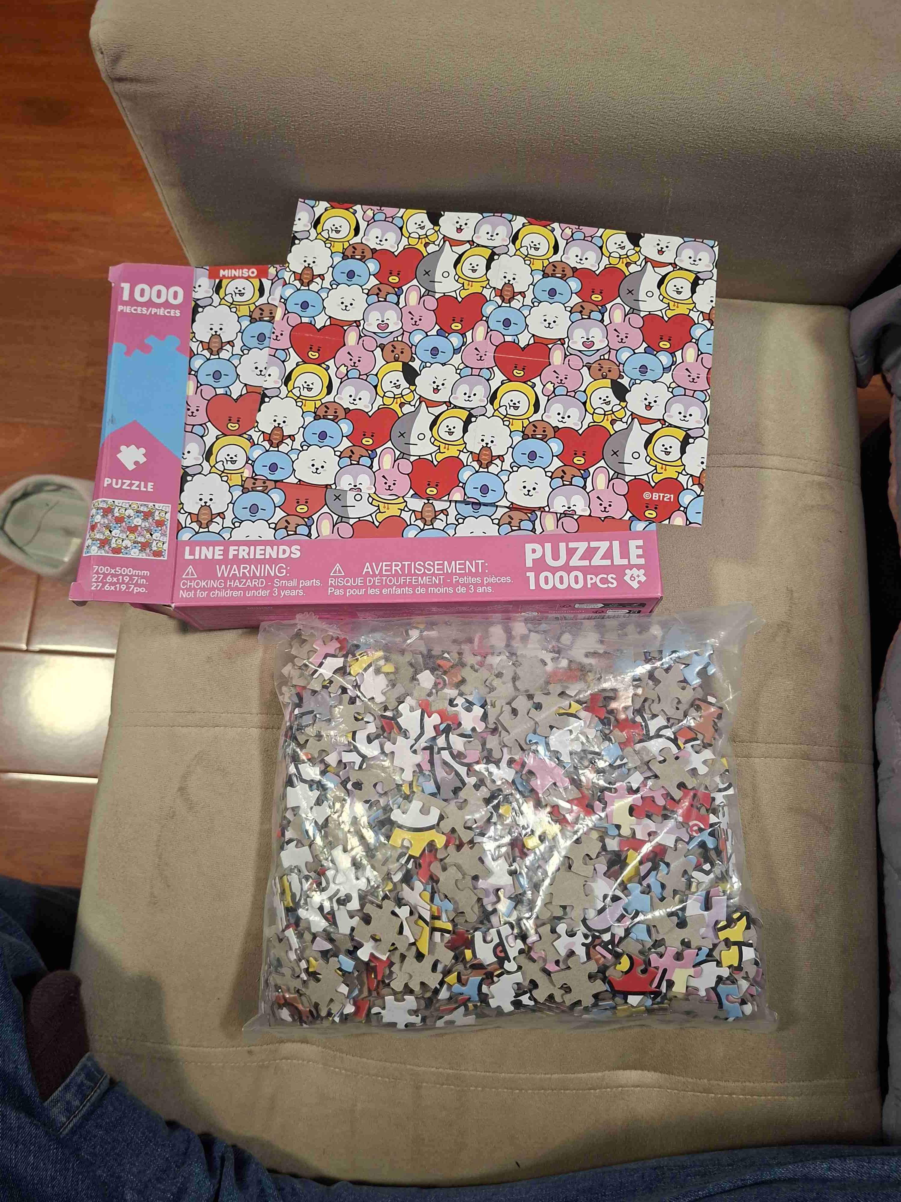 Puzzle BT21 1000 piezas Miniso