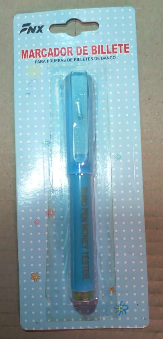 Lápiz Detector de Billetes Falsos con Linterna UV - miniatura 2