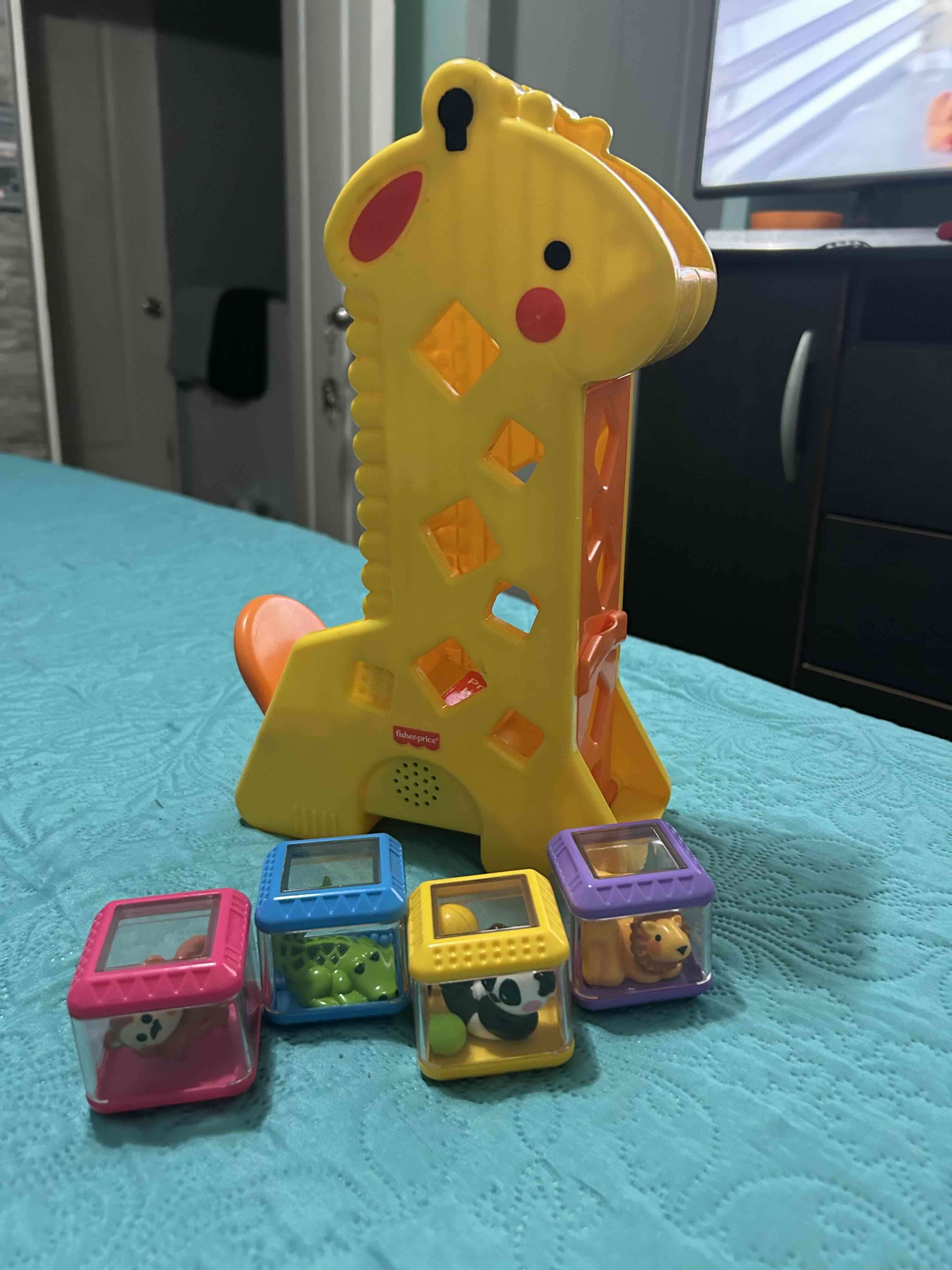 Juguete didáctico de jirafa - miniatura 2