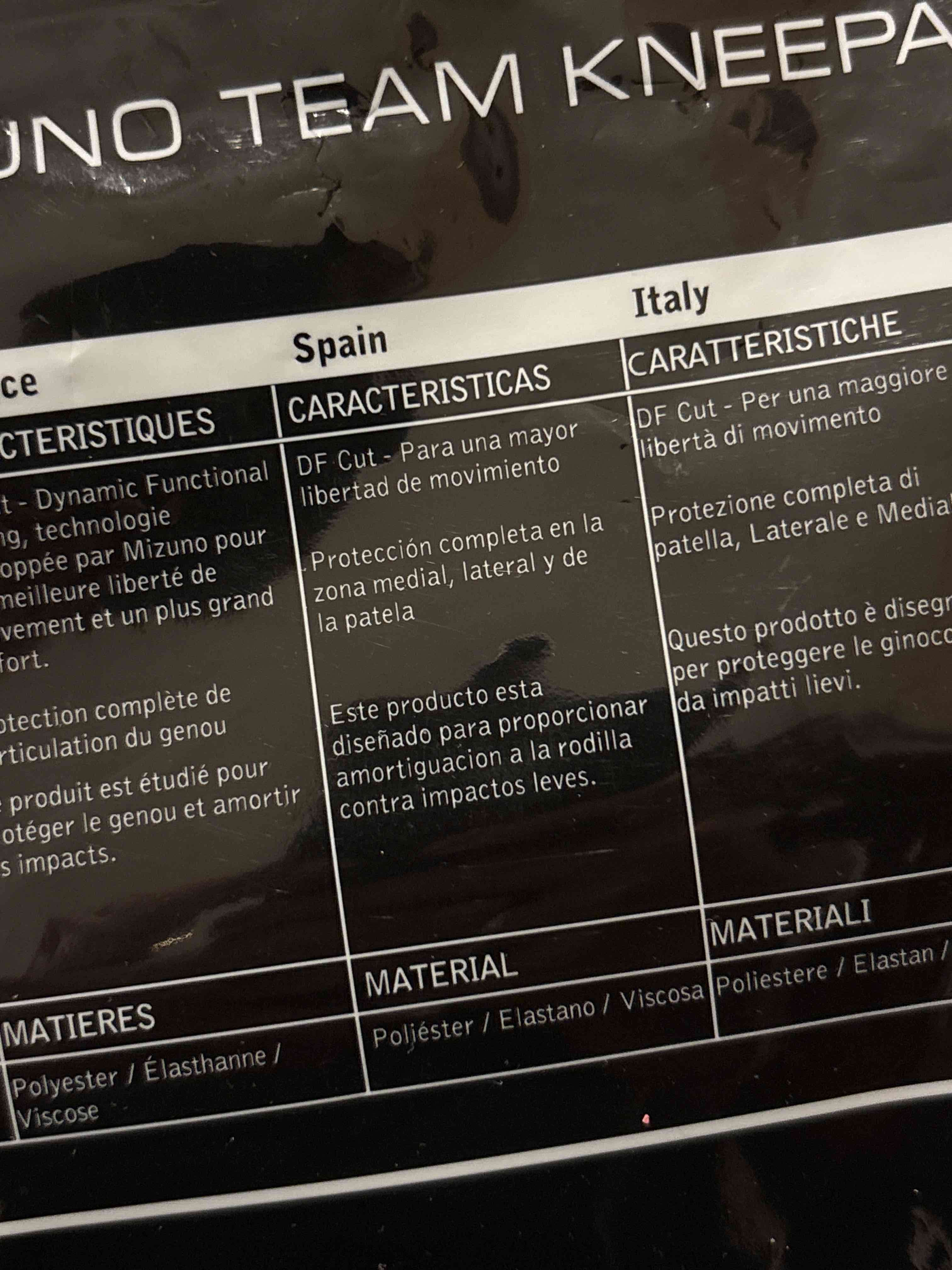 Rodillera Mizuno Negra Talla L - miniatura 4