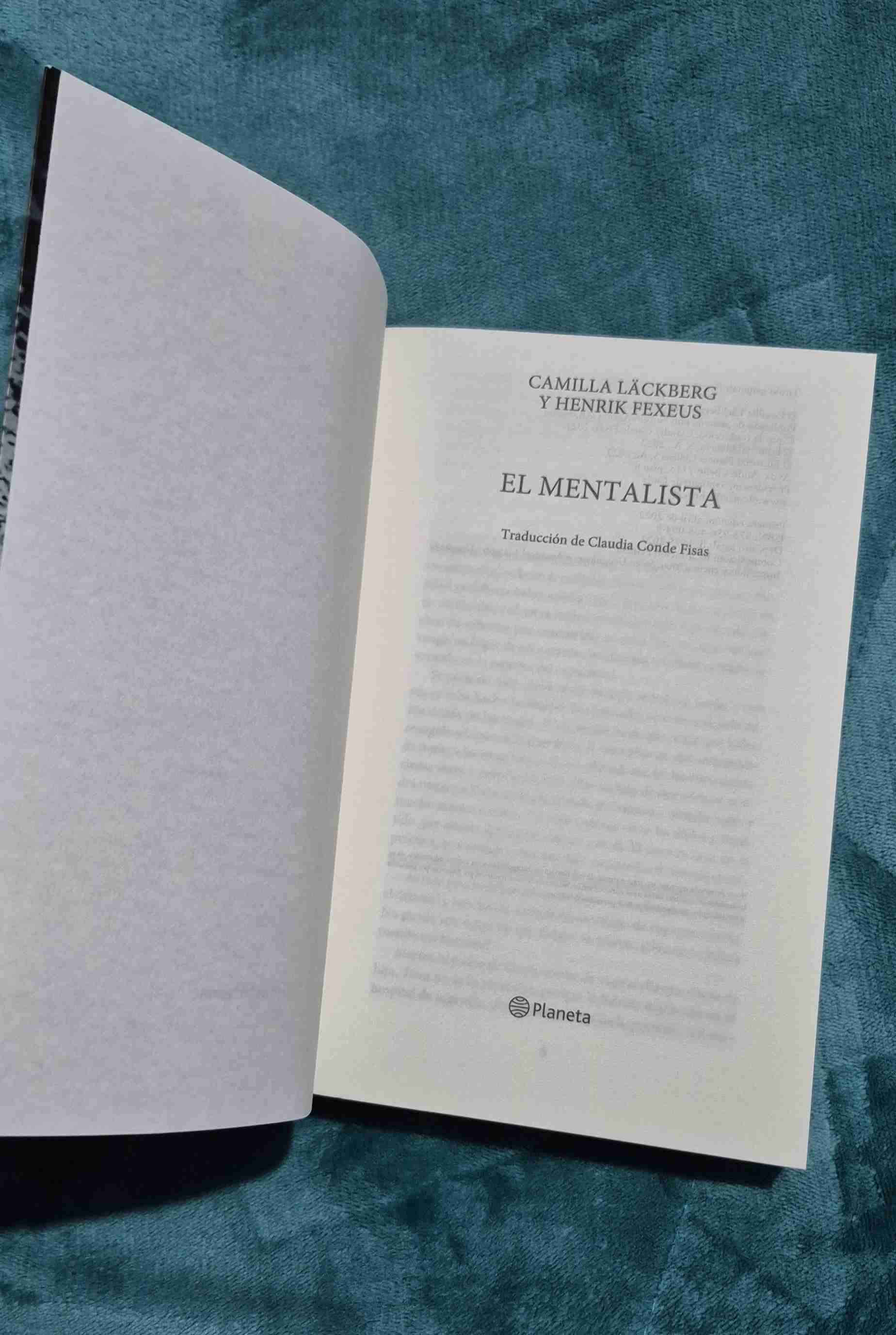 Libro El Mentalista - Läckberg y Fexeus - miniatura 3