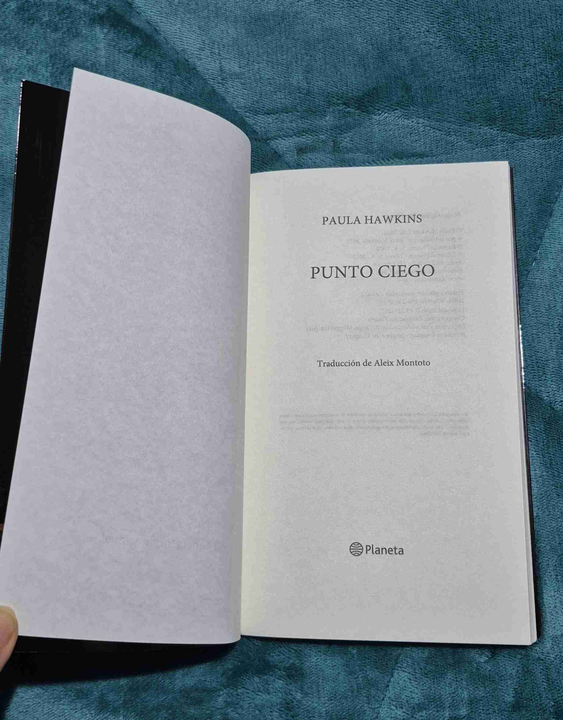 Libro Punto Ciego Paula Hawkins - miniatura 3