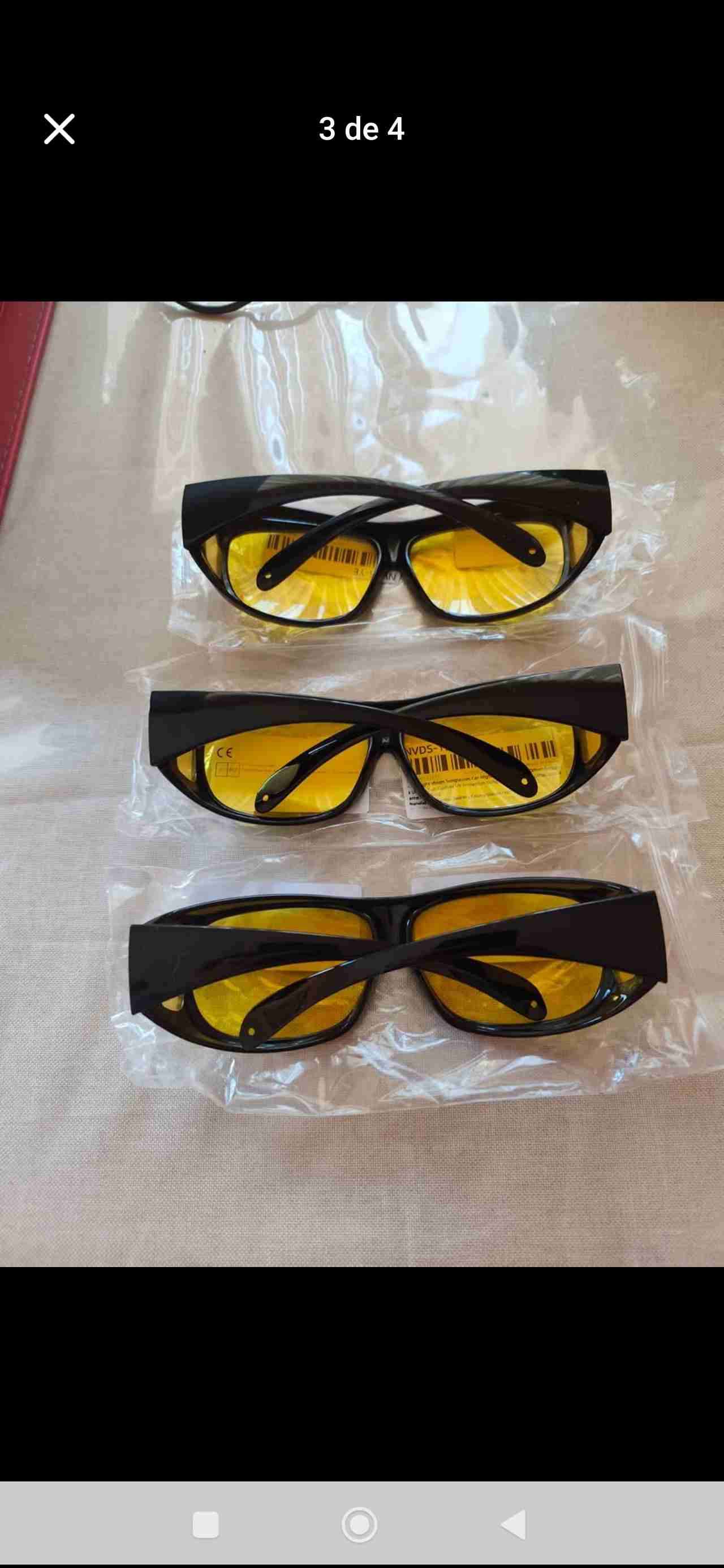 Lentes de sol con filtro amarillo visión nocturna - miniatura 2