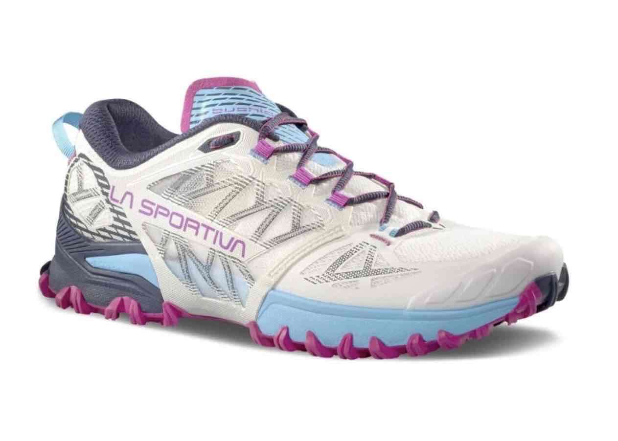 Zapatillas La Sportiva blancas y rosadas - miniatura 6