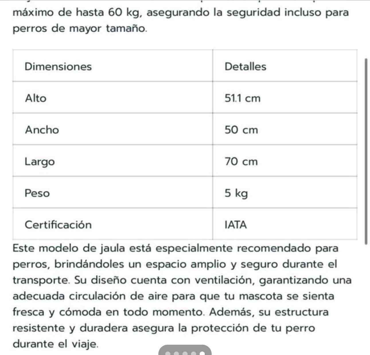Transportadora de mascotas grande - miniatura 4