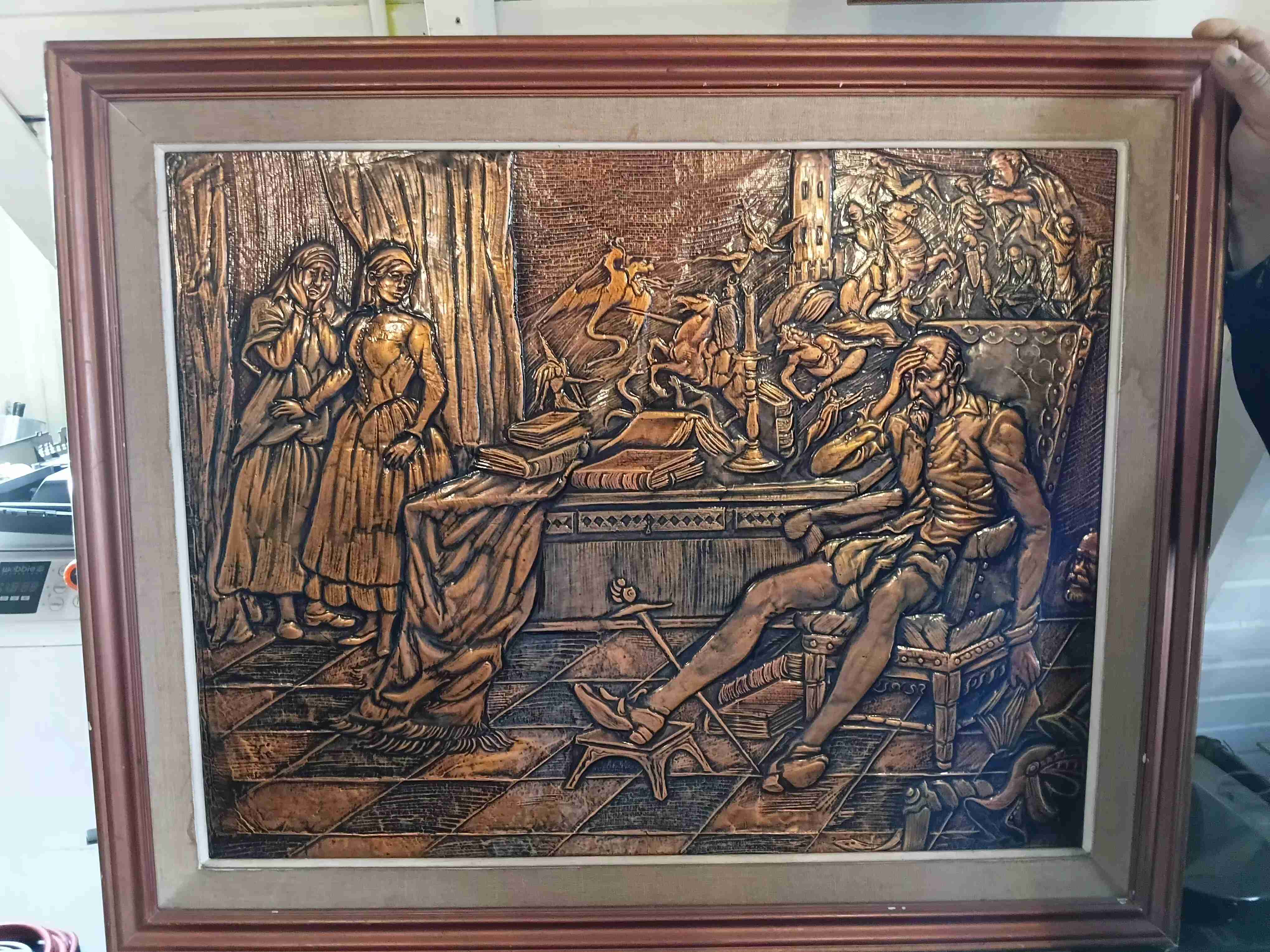 Cuadro relieve estilo clásico - miniatura 1