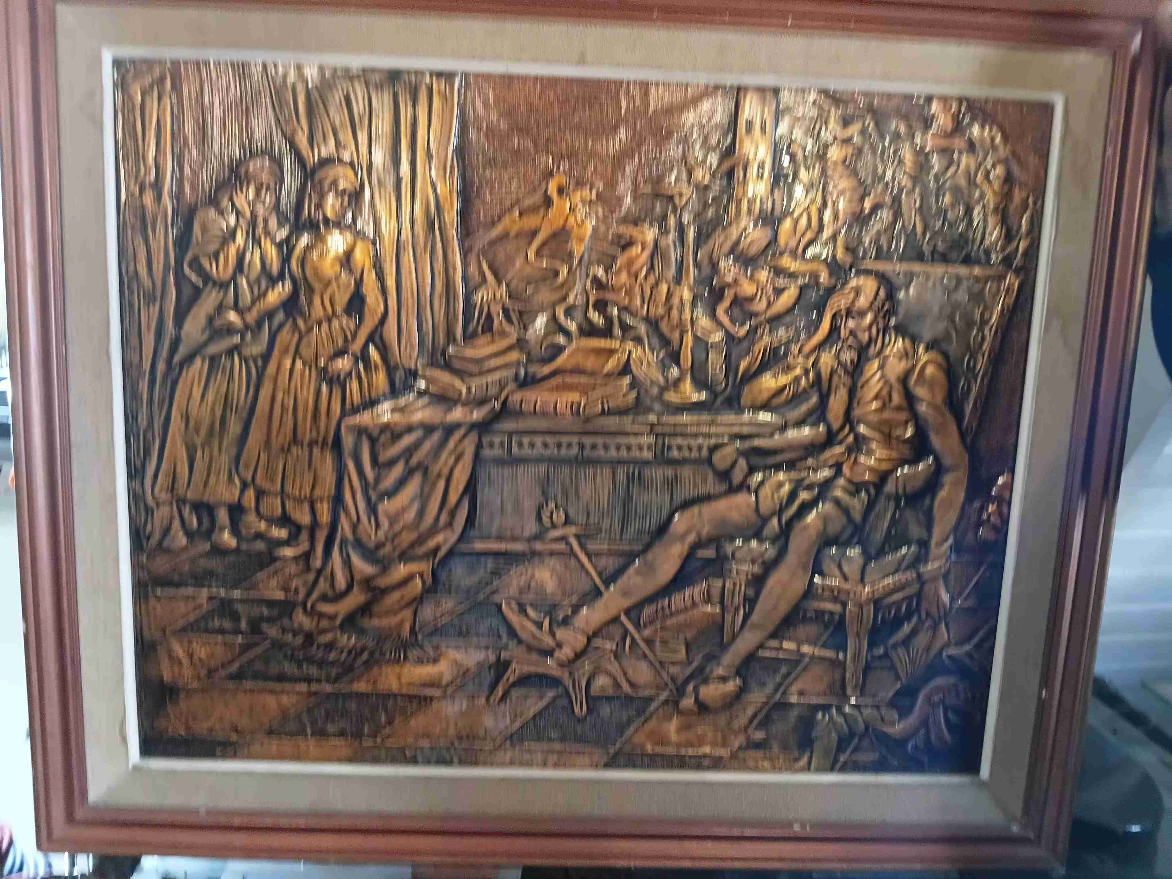 Cuadro relieve estilo clásico - miniatura 2