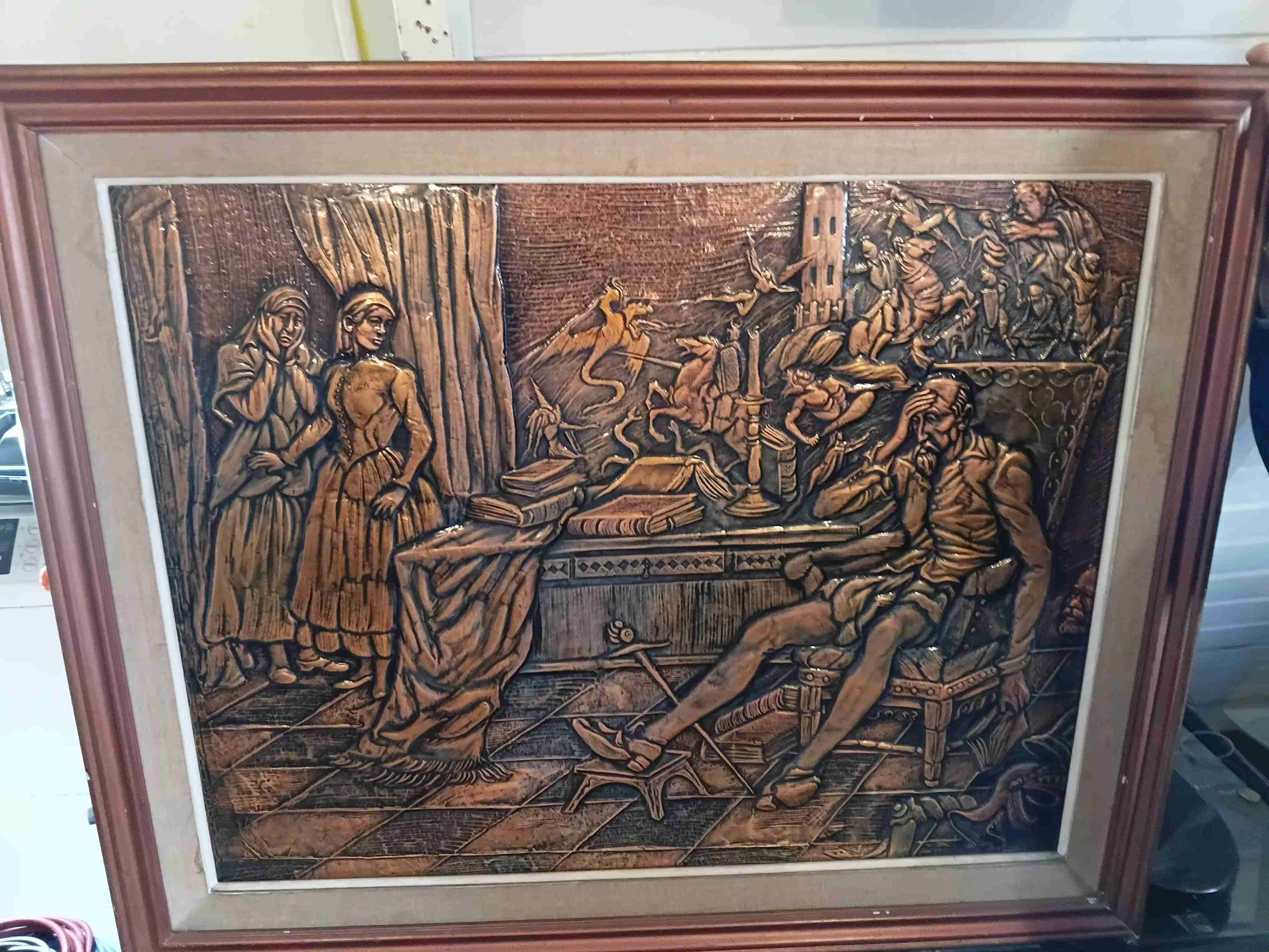 Cuadro relieve estilo clásico - miniatura 3