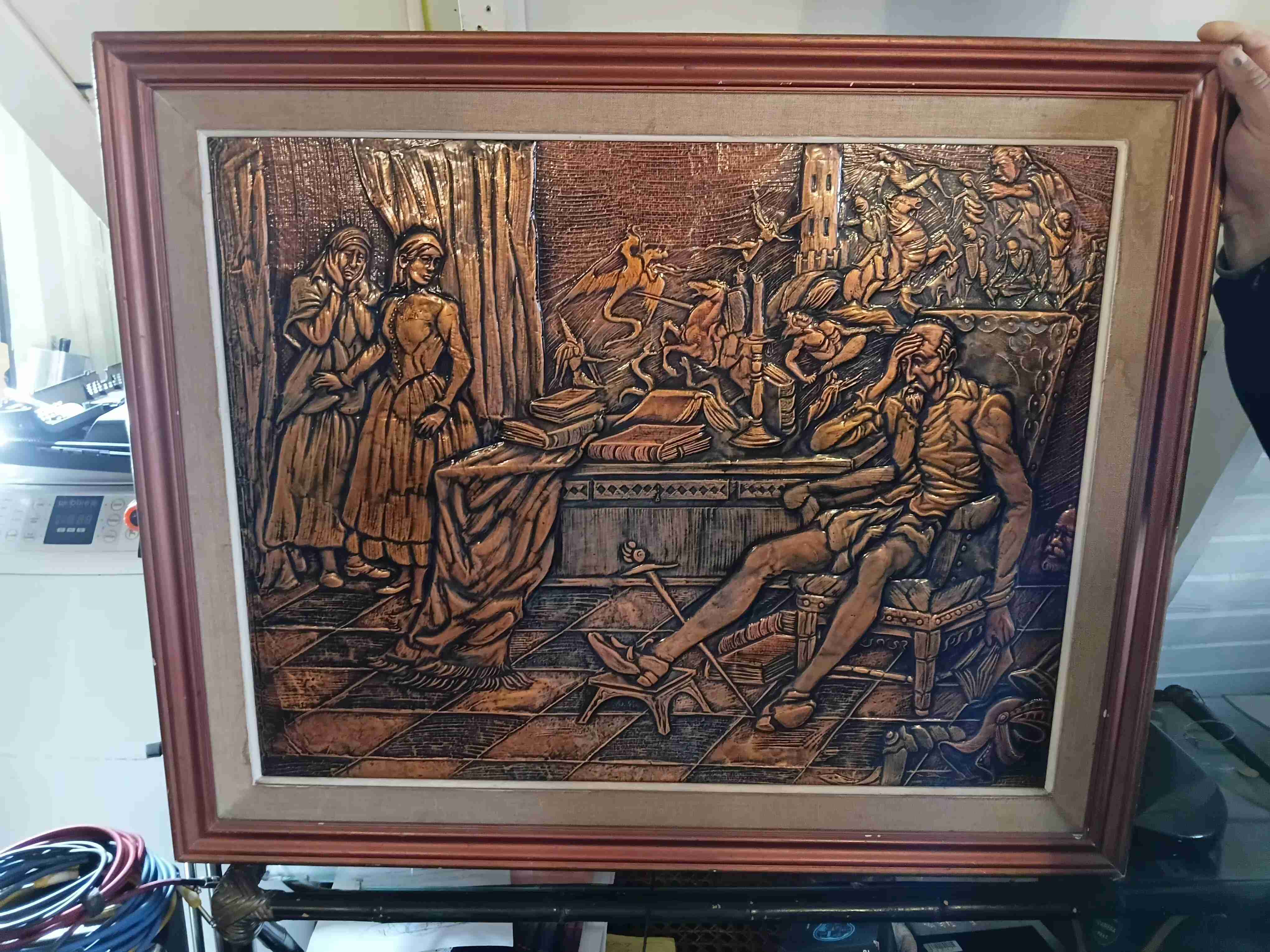 Cuadro relieve estilo clásico - miniatura 5