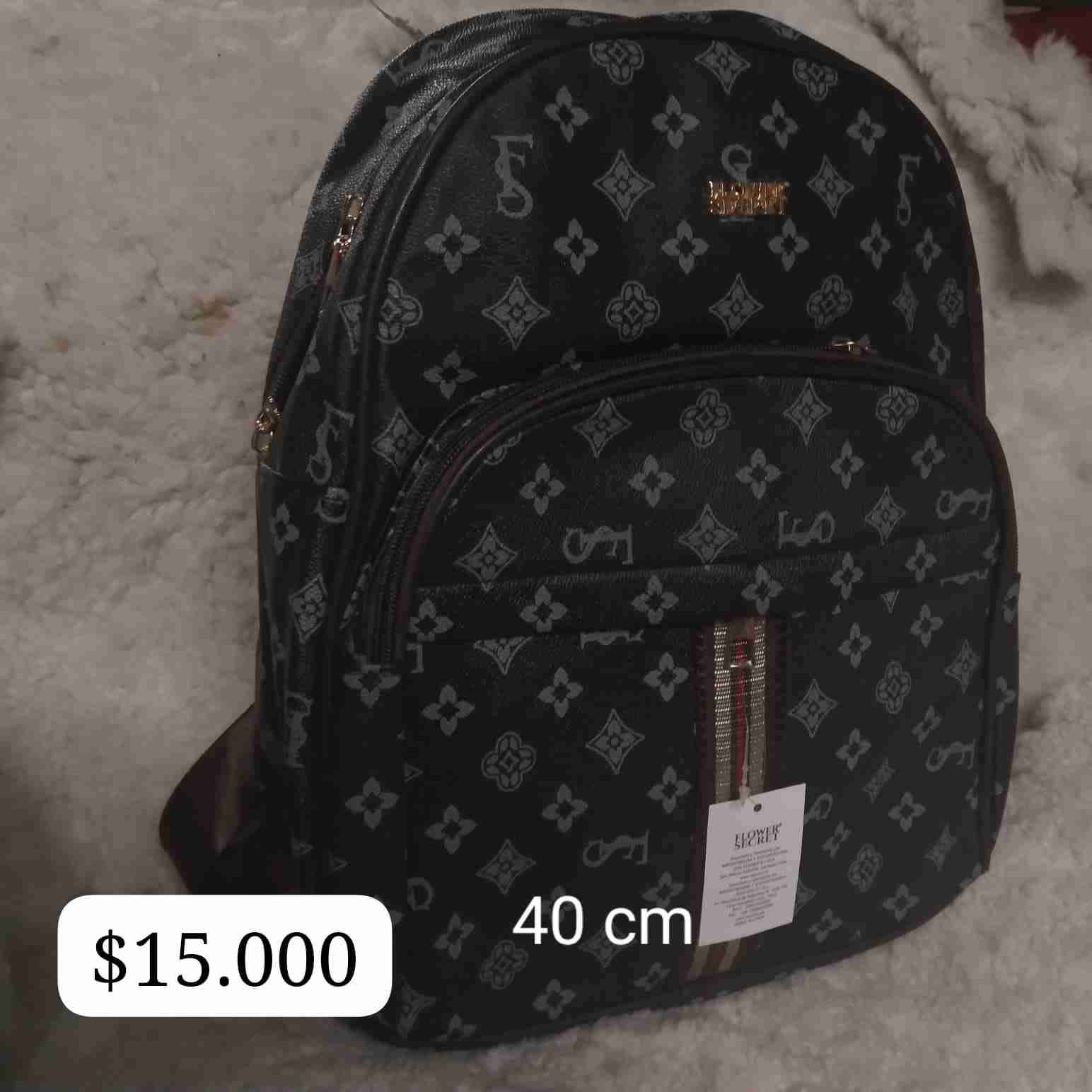 Mochila beige JADK con diseño - miniatura 2