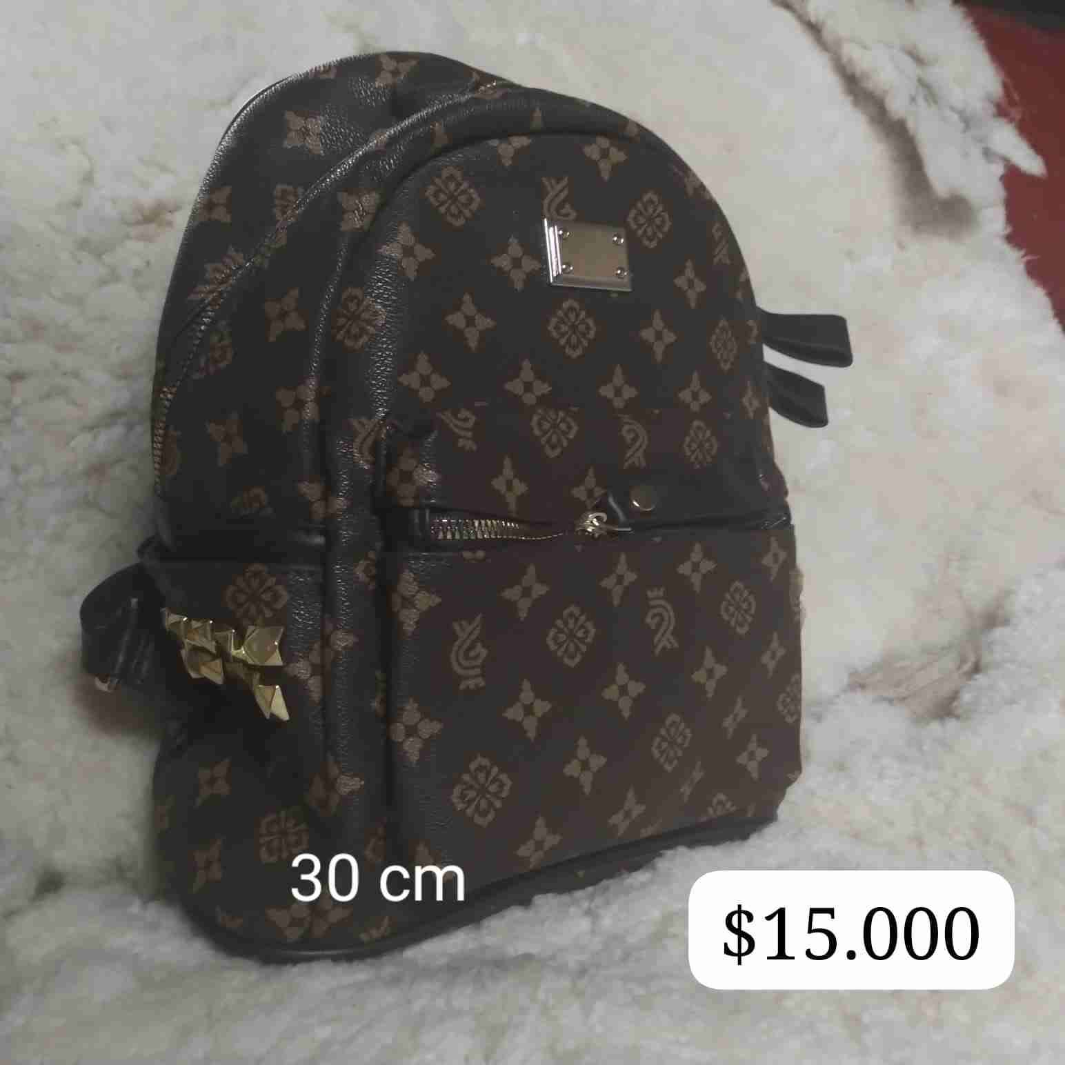 Mochila beige JADK con diseño - miniatura 4