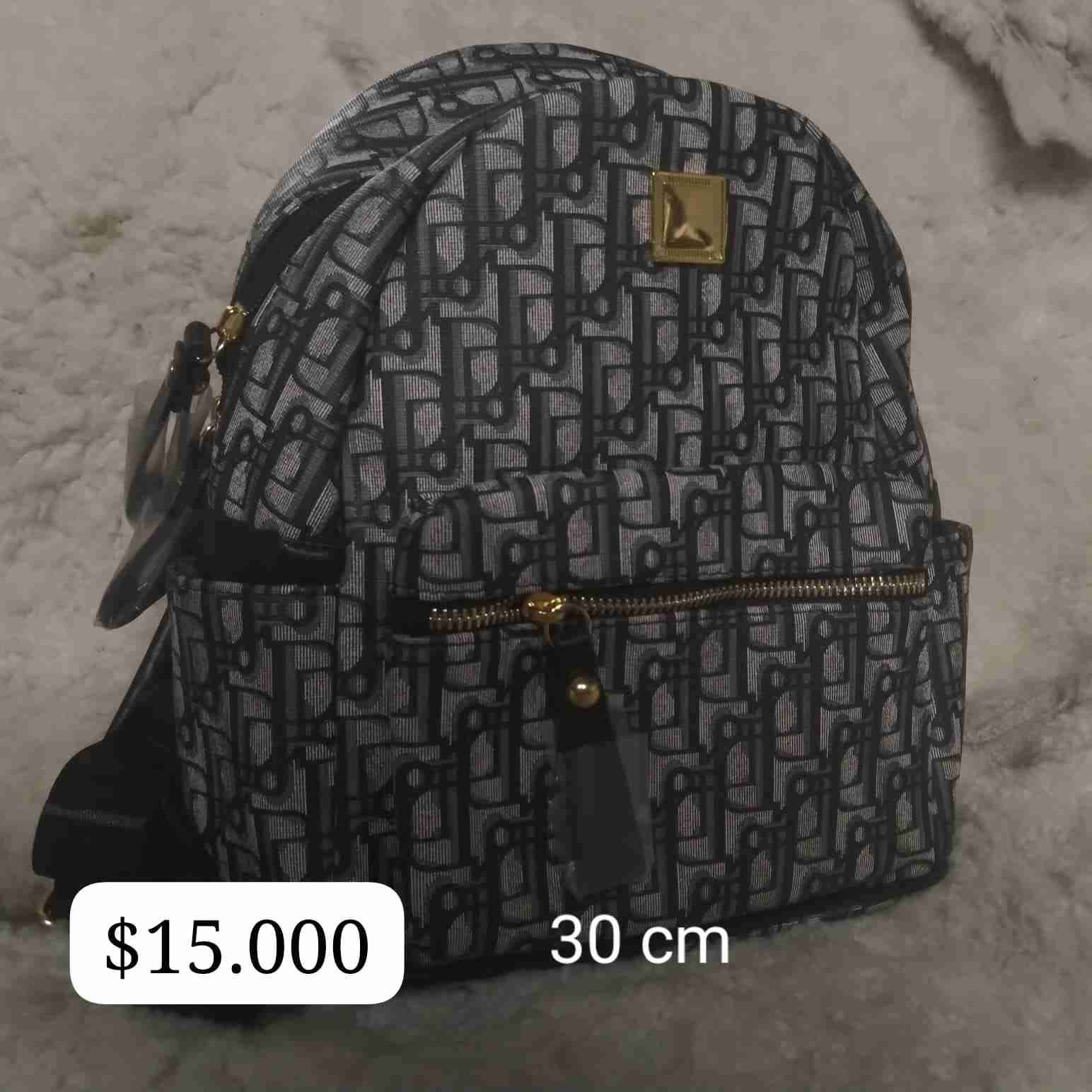 Mochila beige JADK con diseño - miniatura 6