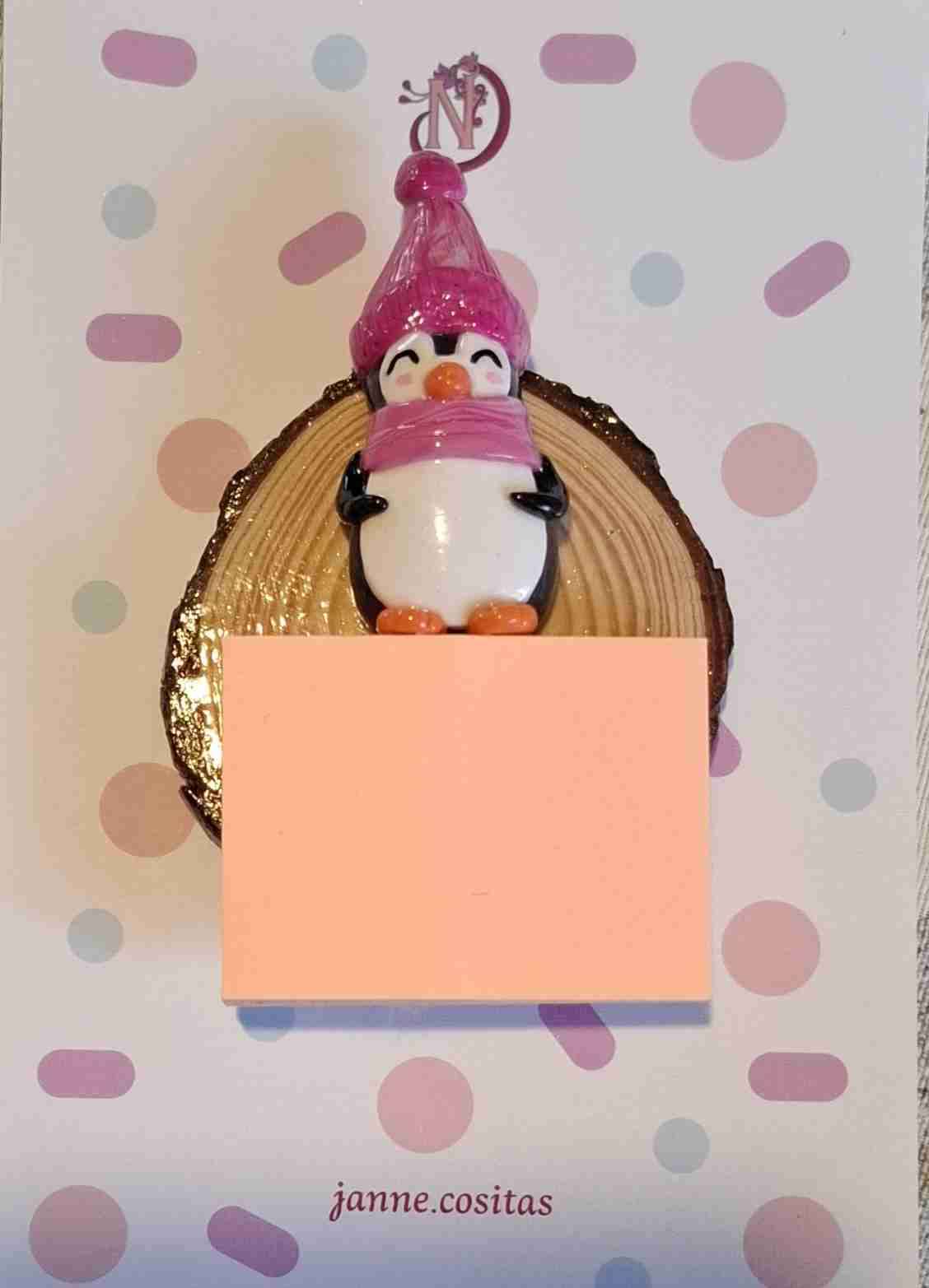 Imán pingüino decorativo - miniatura 2