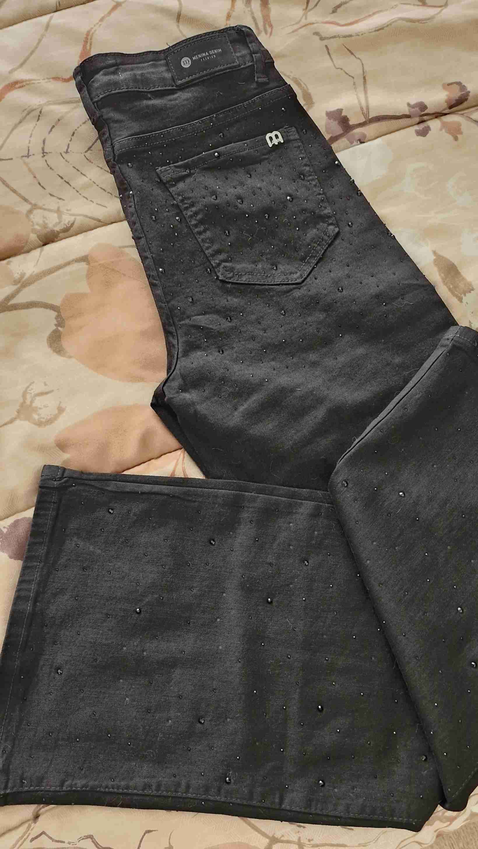 Jeans negros con brillantes - miniatura 3