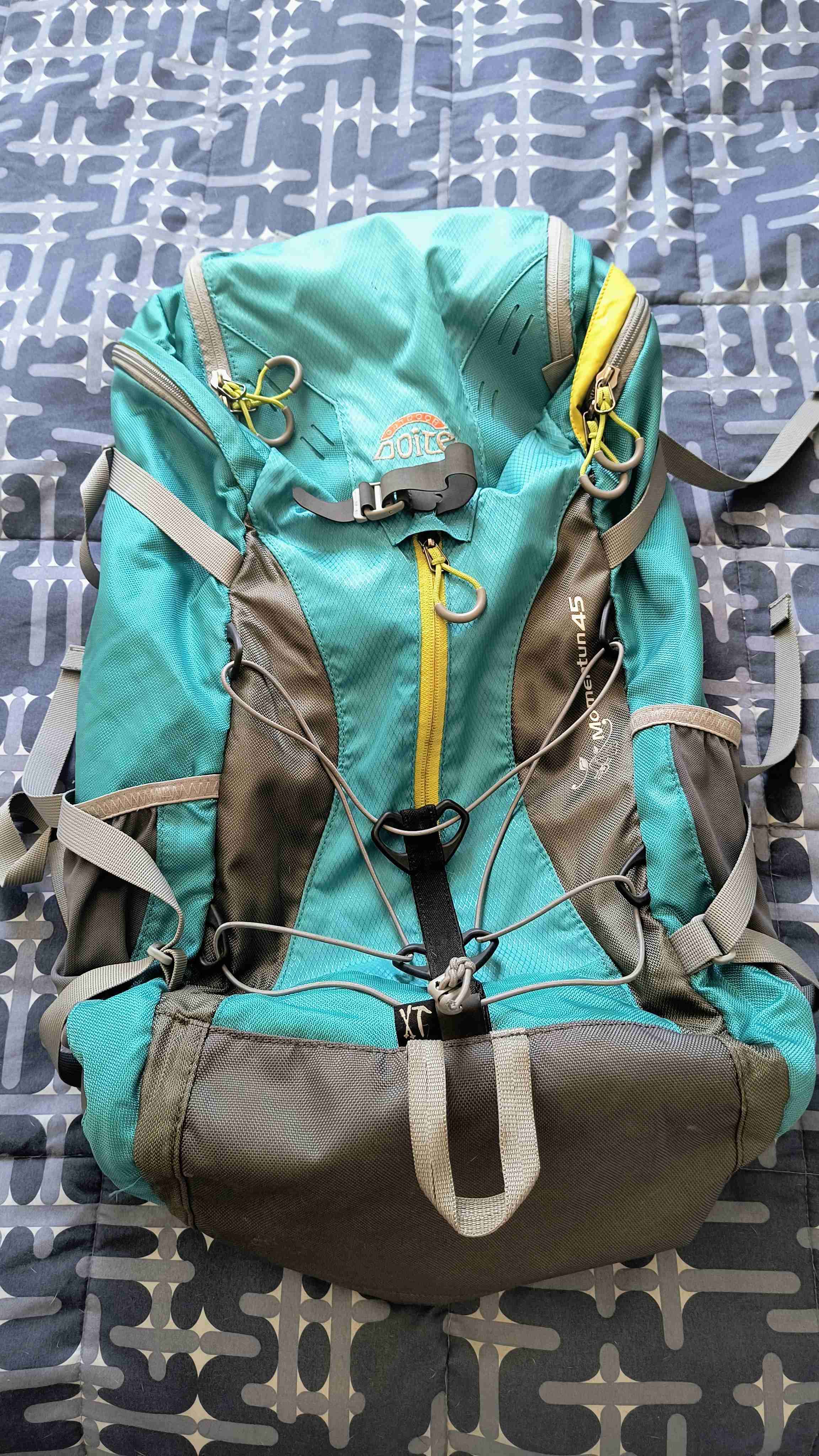 Mochila Deuter turquesa 45L - miniatura 1