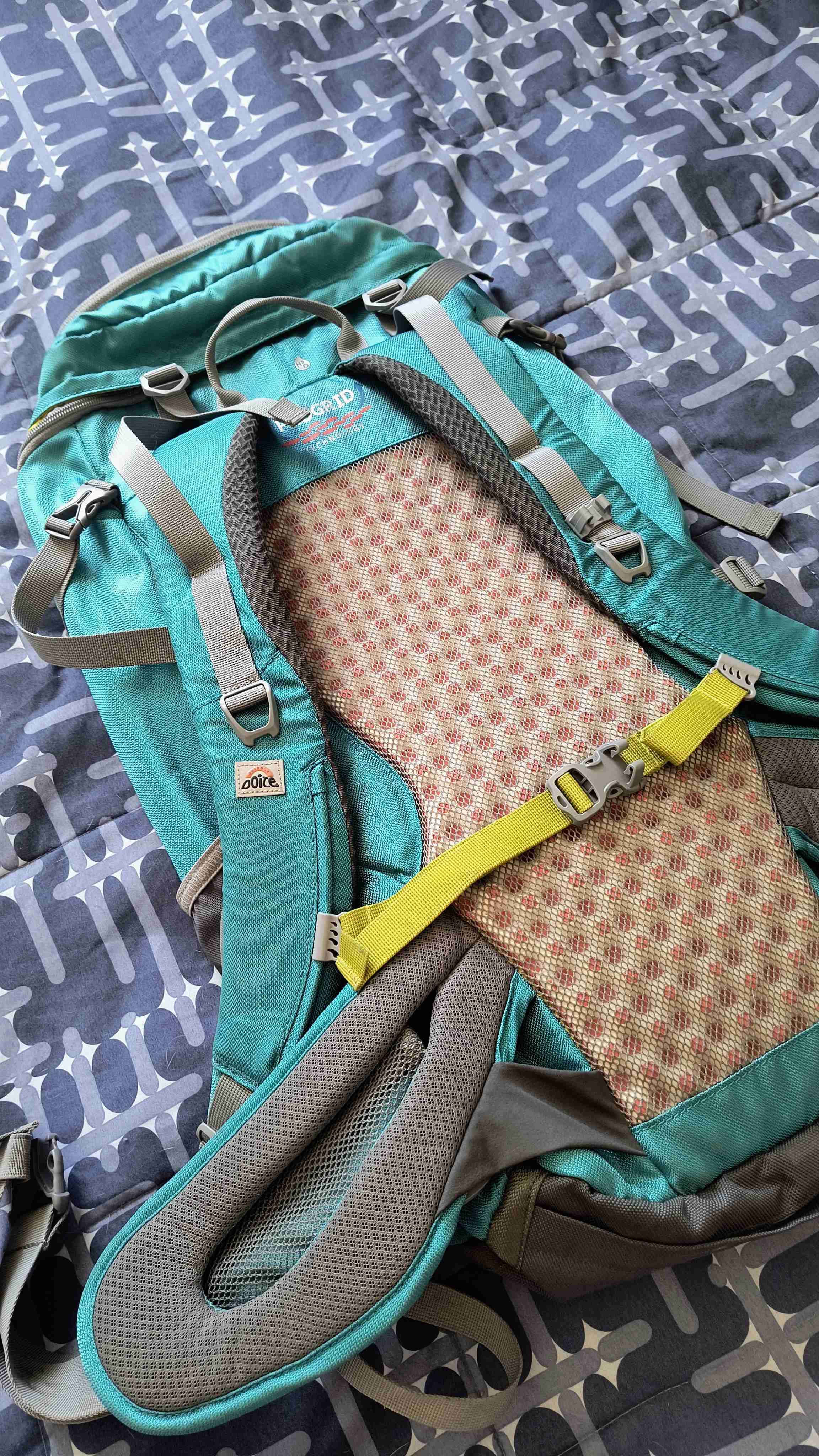 Mochila Deuter turquesa 45L - miniatura 3