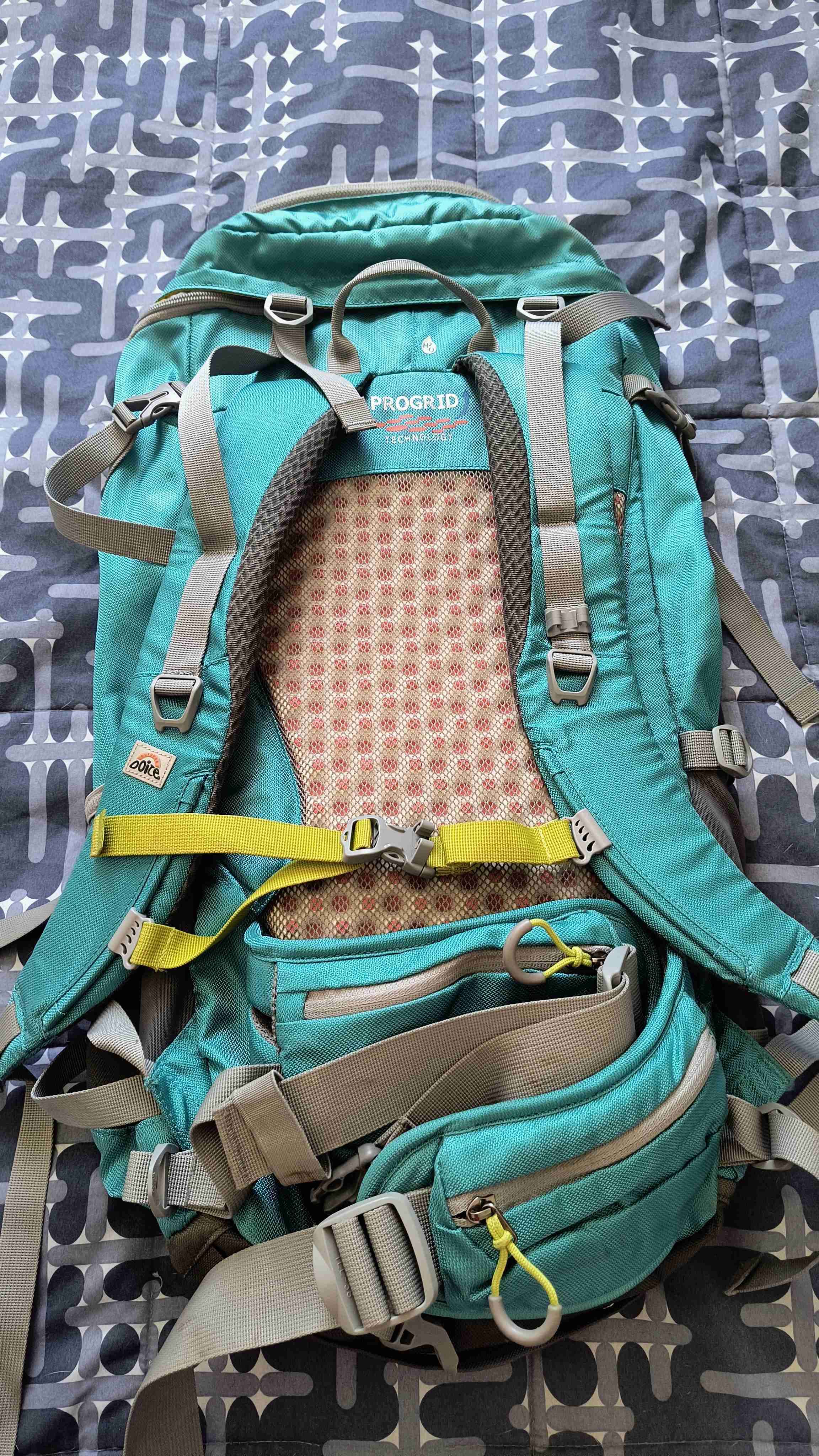 Mochila Deuter turquesa 45L - miniatura 5