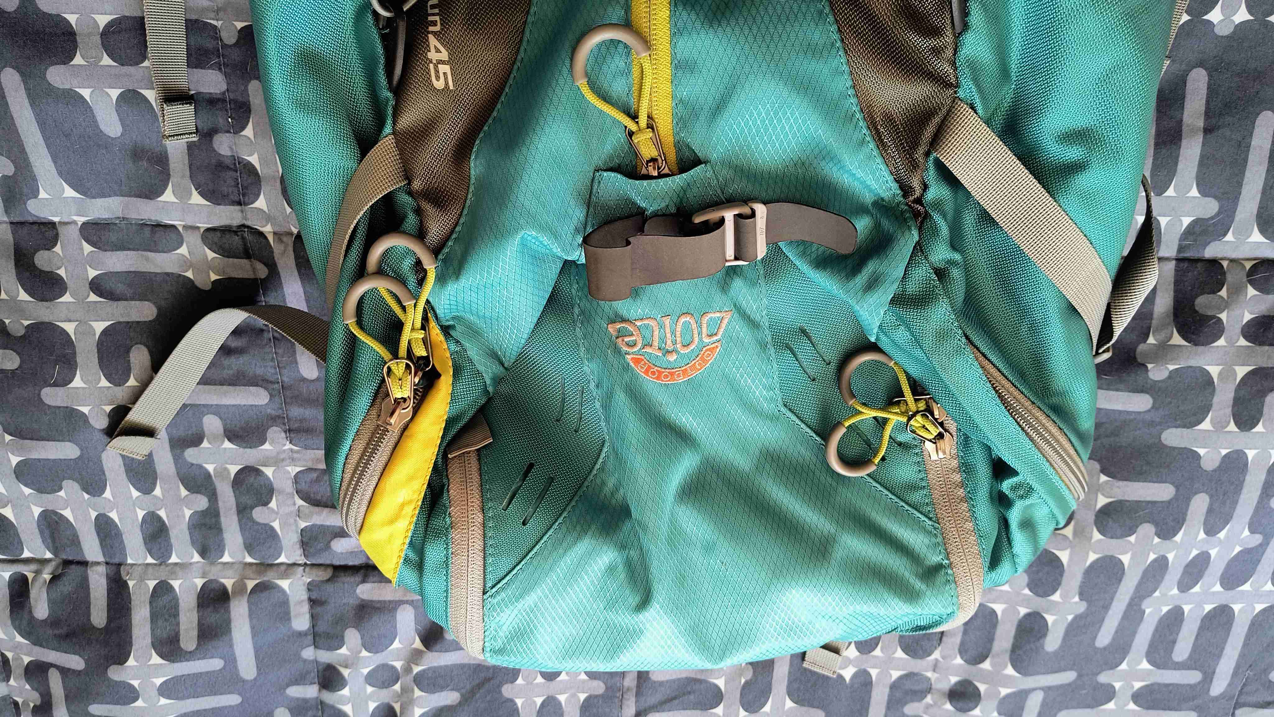 Mochila Deuter turquesa 45L - miniatura 6