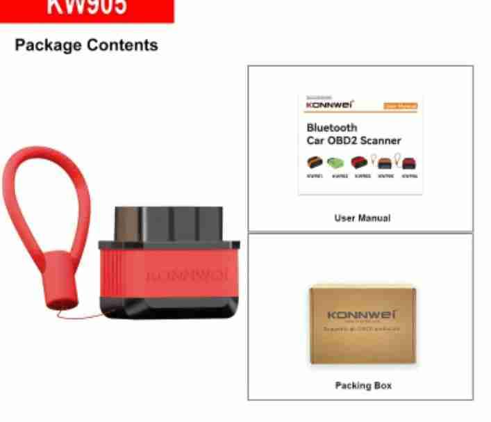Escáner Automotriz Konnwei KW905 - miniatura 2