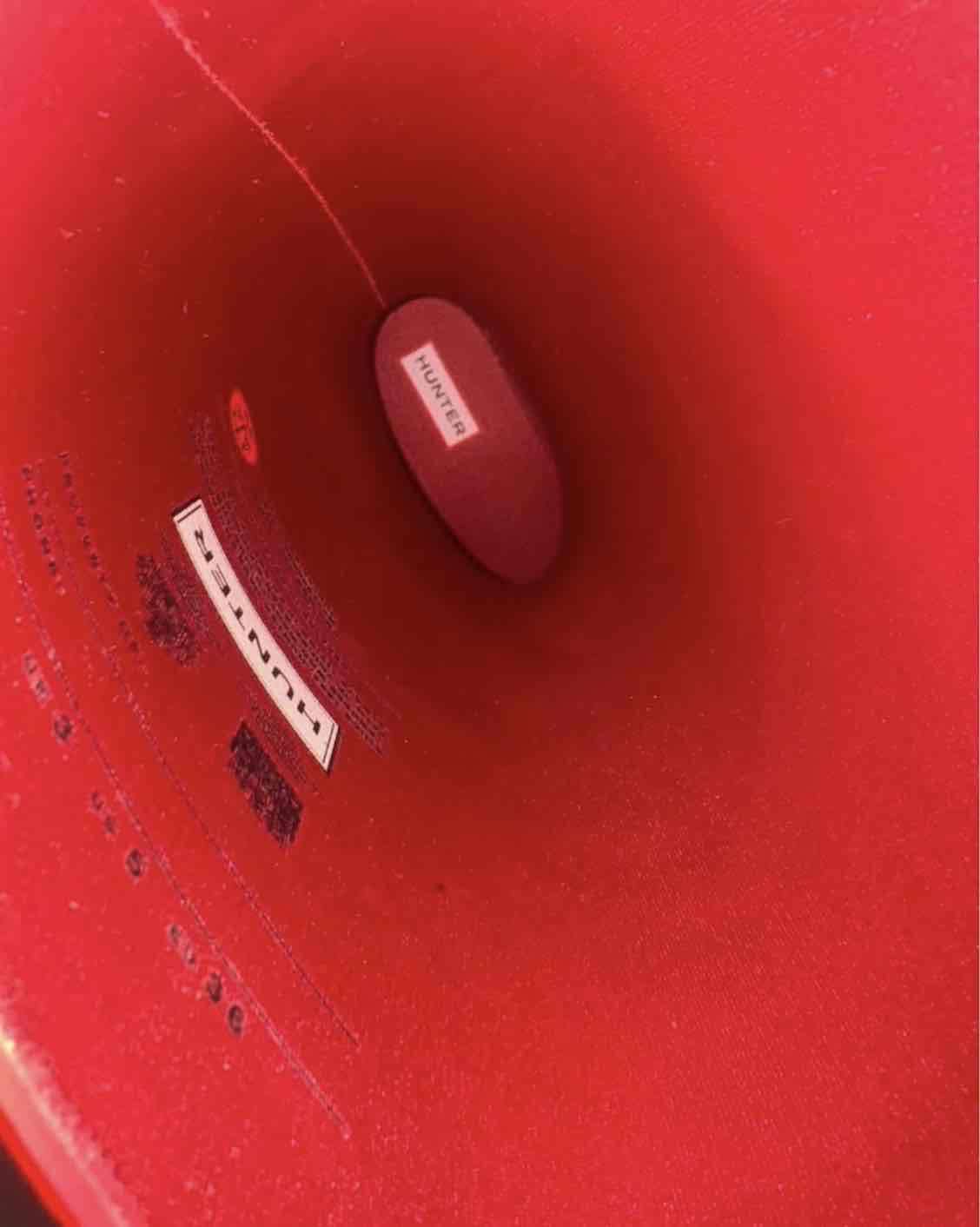 Botas de lluvia rojas Hunter 36 - miniatura 3