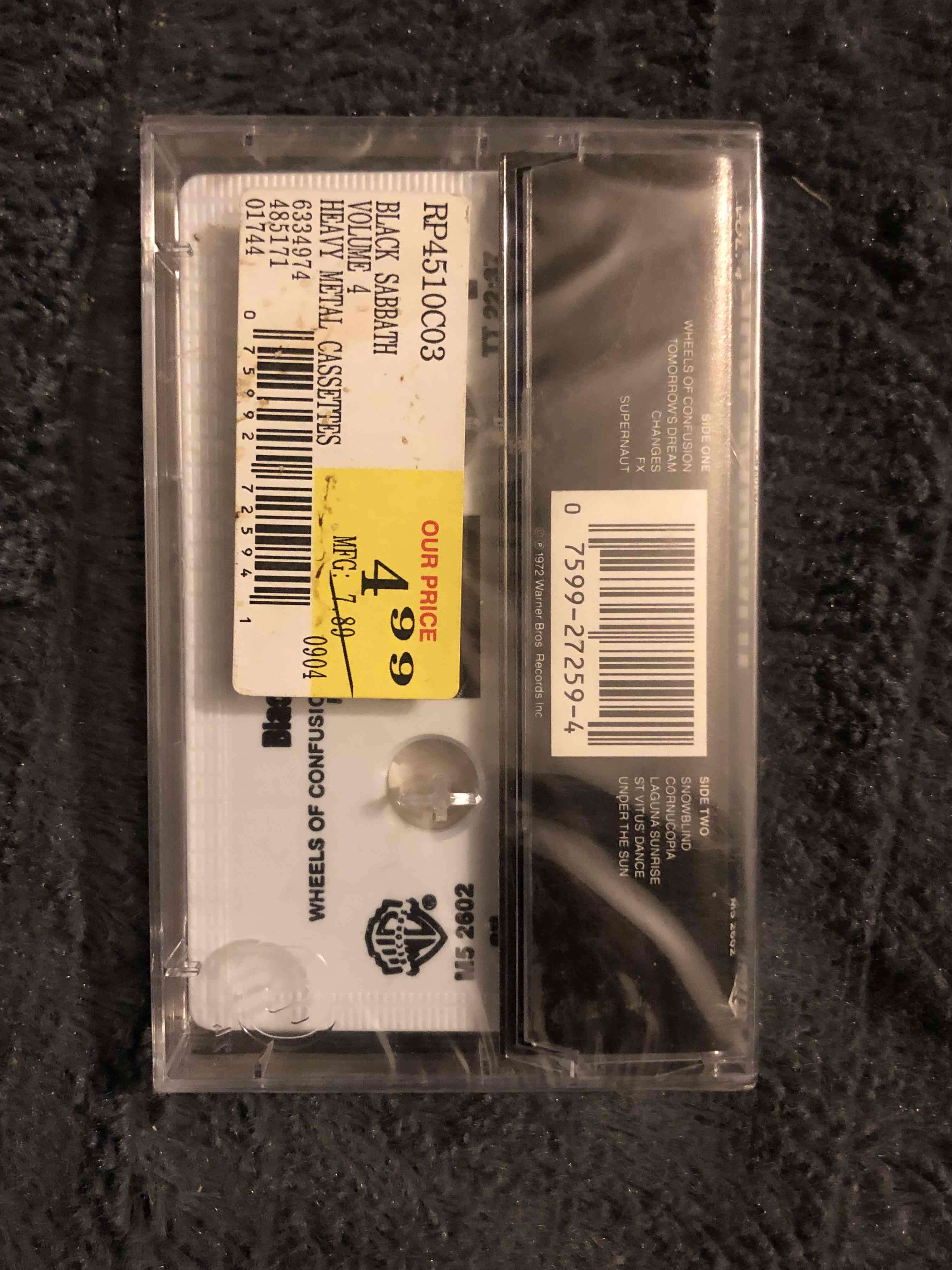 Cassette Black Sabbath Vol. 4 - miniatura 2