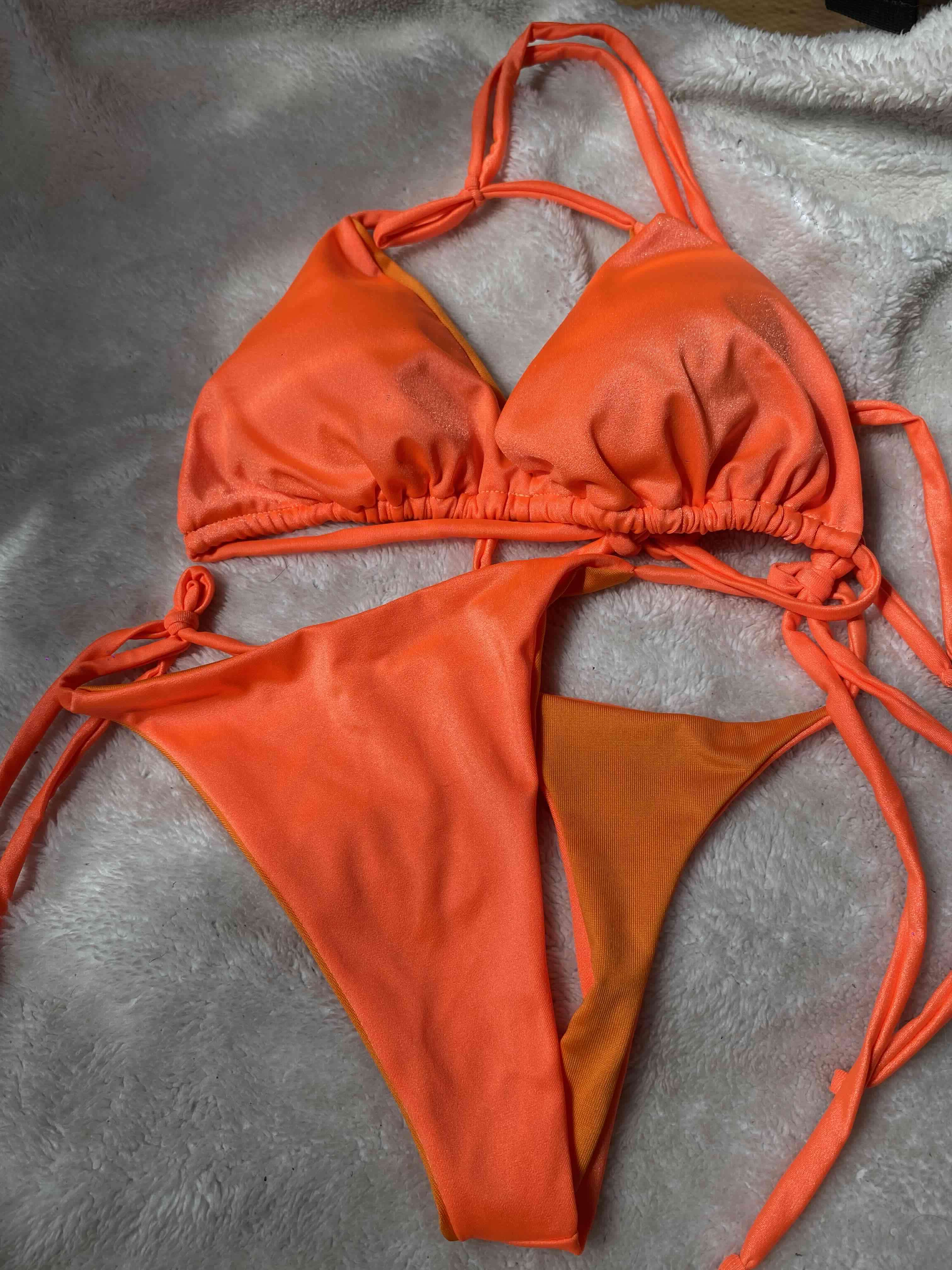 Bikini lila con lazos - miniatura 4