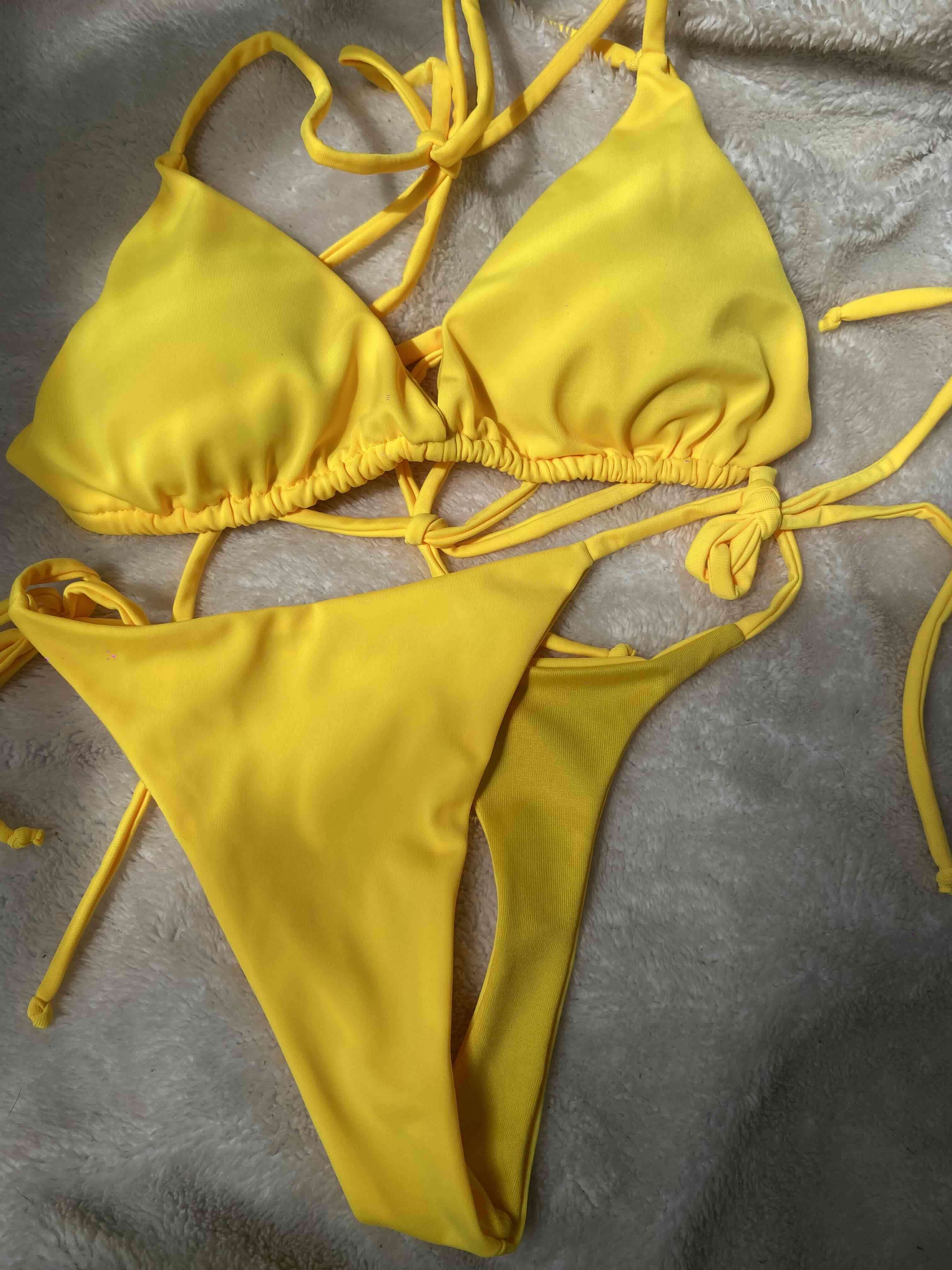 Bikini lila con lazos - miniatura 5