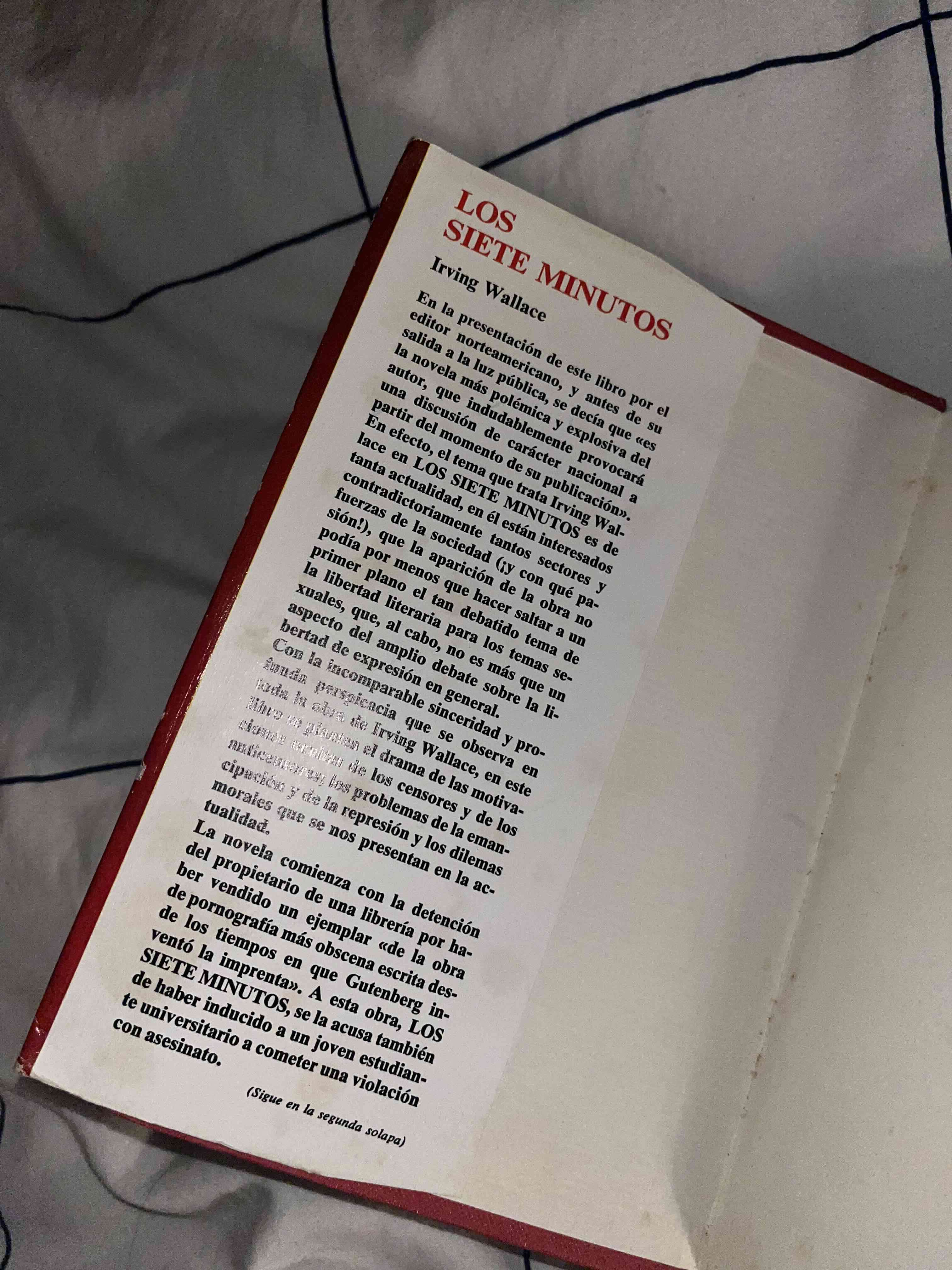 Libro 'Los Siete Minutos' de Irving Wallace - miniatura 5