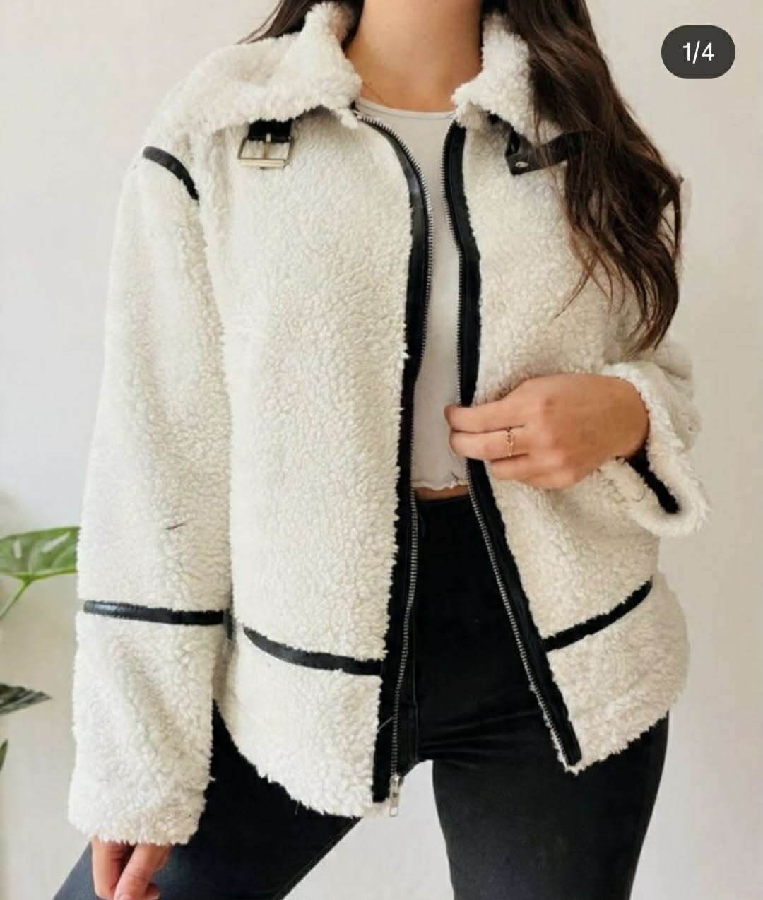 Chaqueta de chiporro blanca - miniatura 3