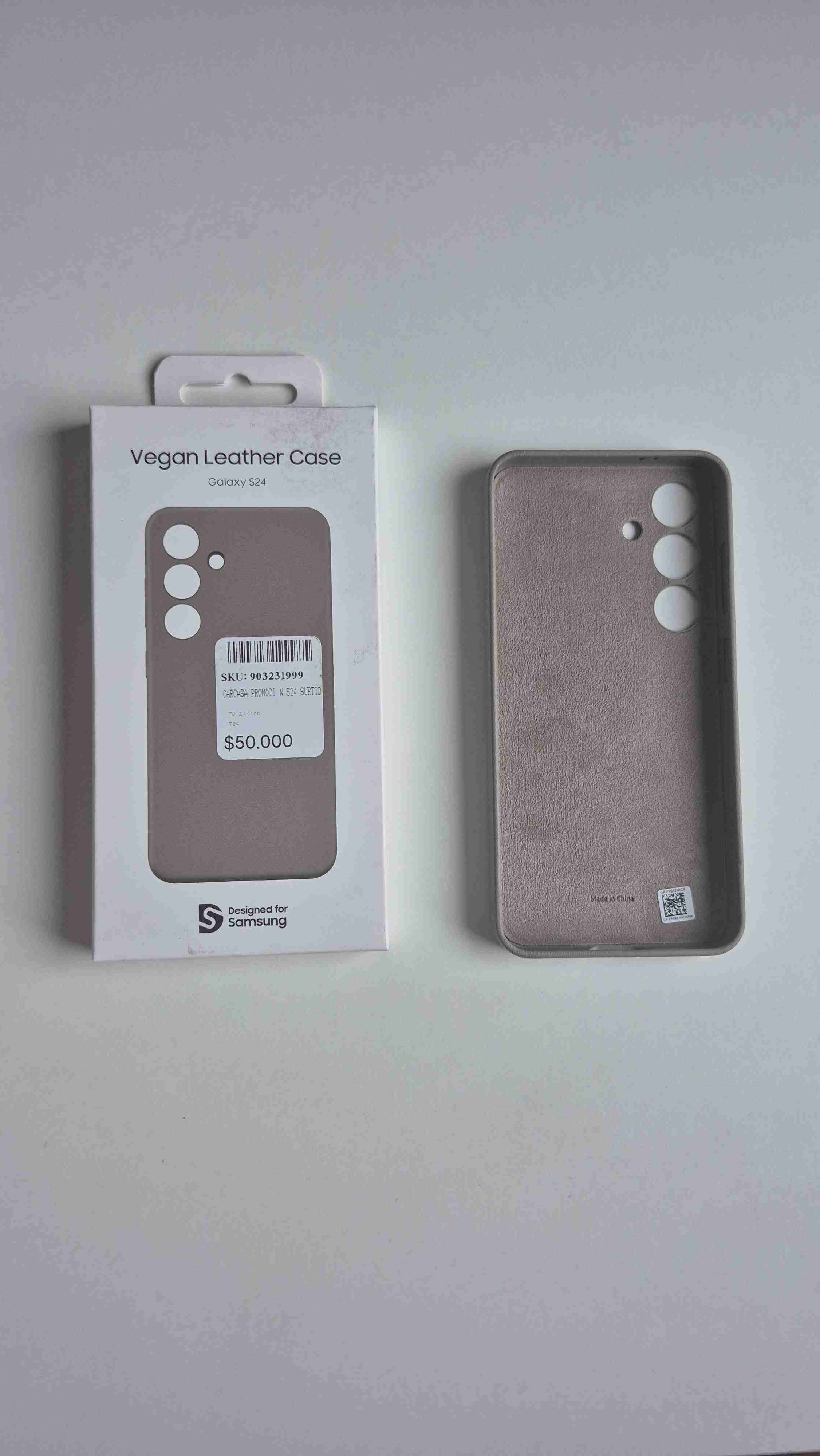 Funda de cuero vegano Galaxy S24 - miniatura 3