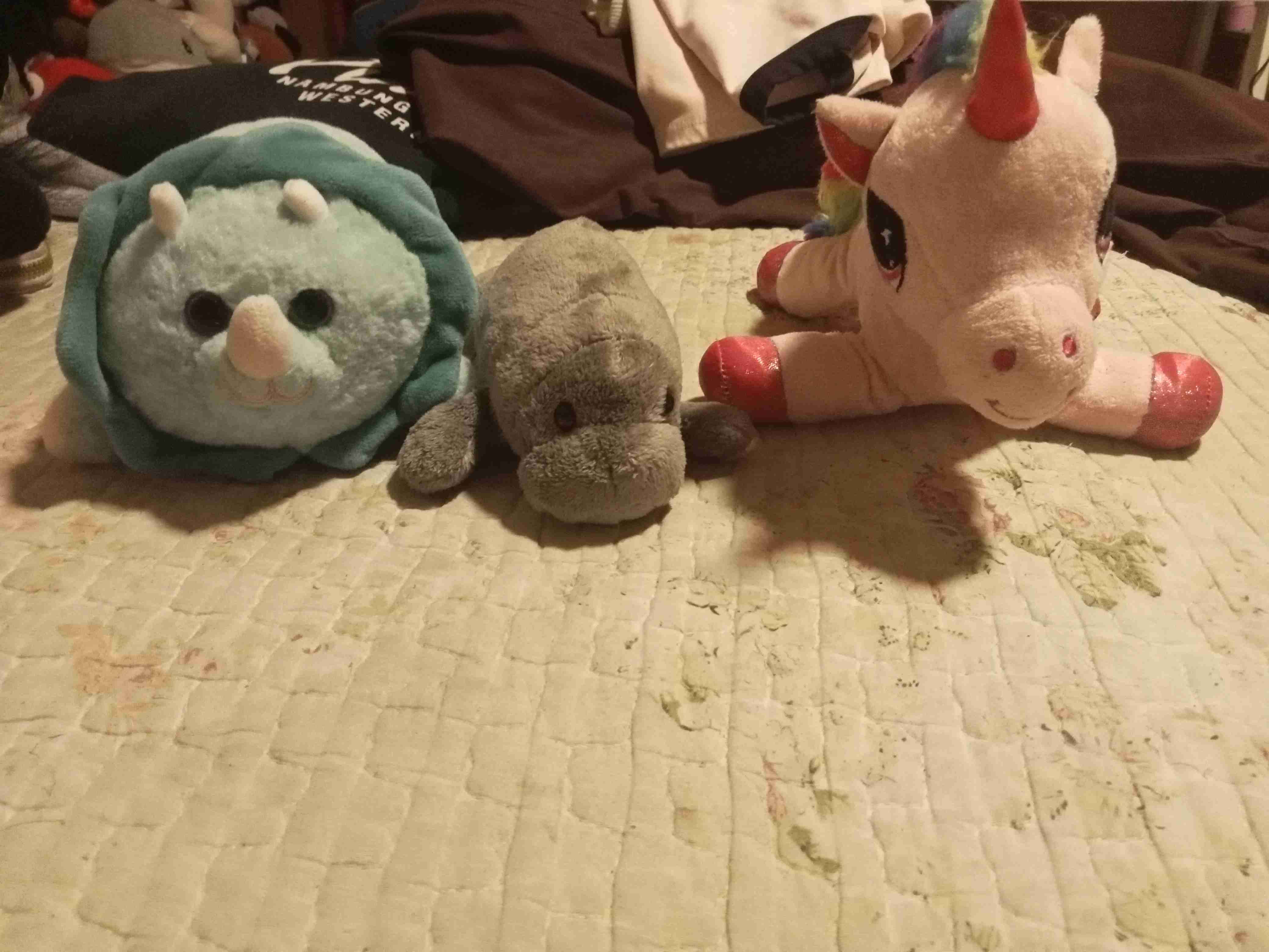 Peluches de animales variados