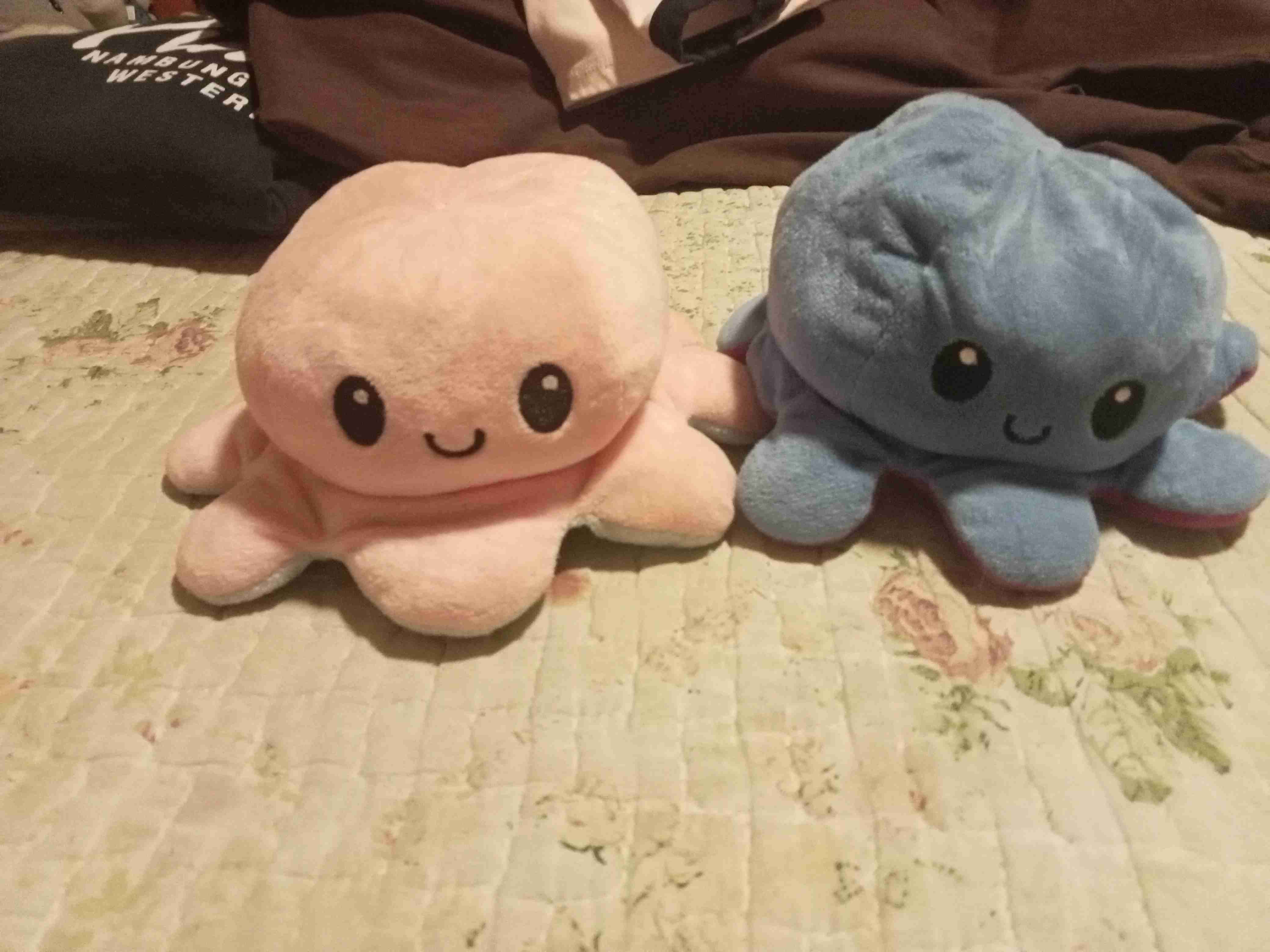 Peluches pulpo reversible