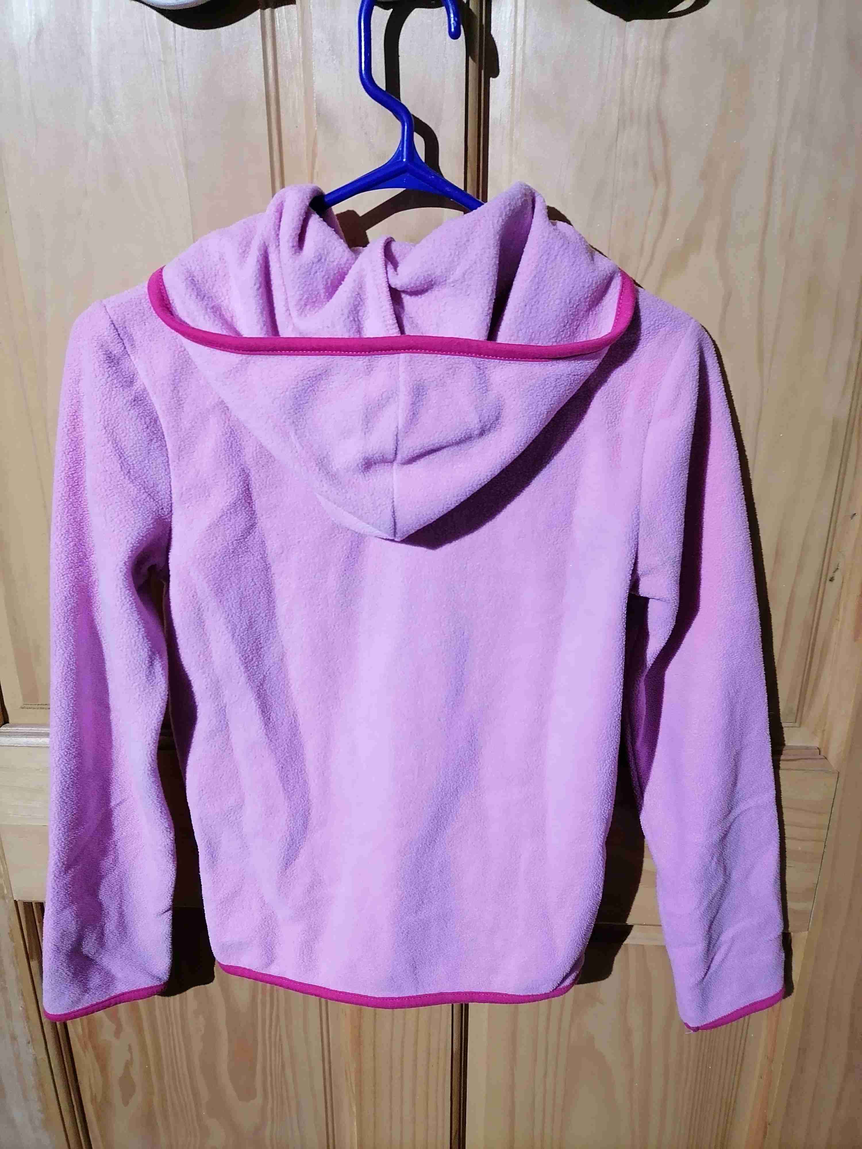 Chaqueta polar rosada talla 14 - miniatura 3