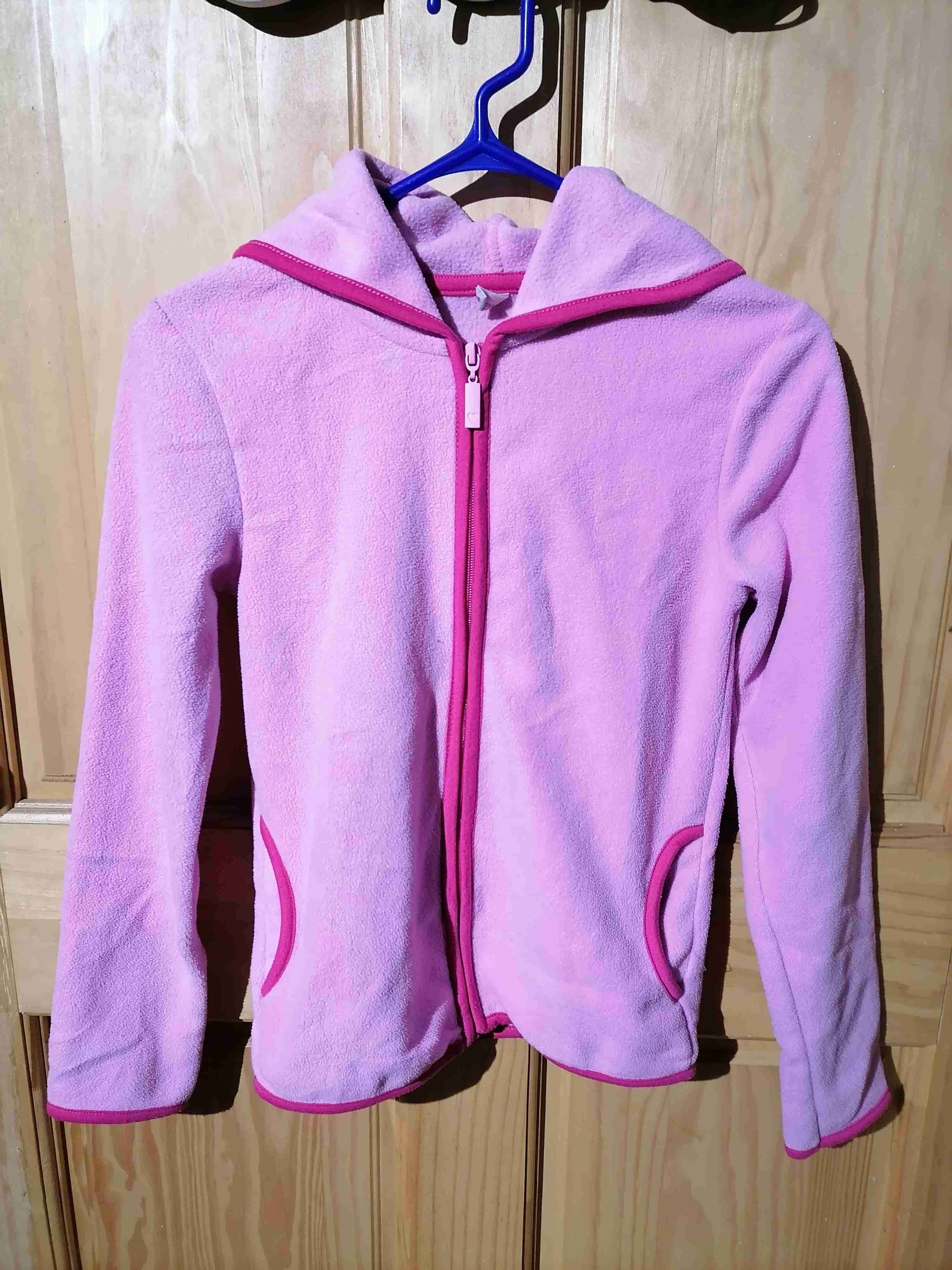 Chaqueta polar rosada talla 14 - miniatura 4