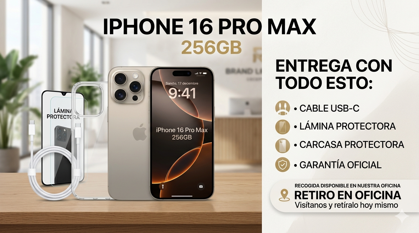 IPhone 16 Pro Max 256GB + Accesorios + Garantía - miniatura 5